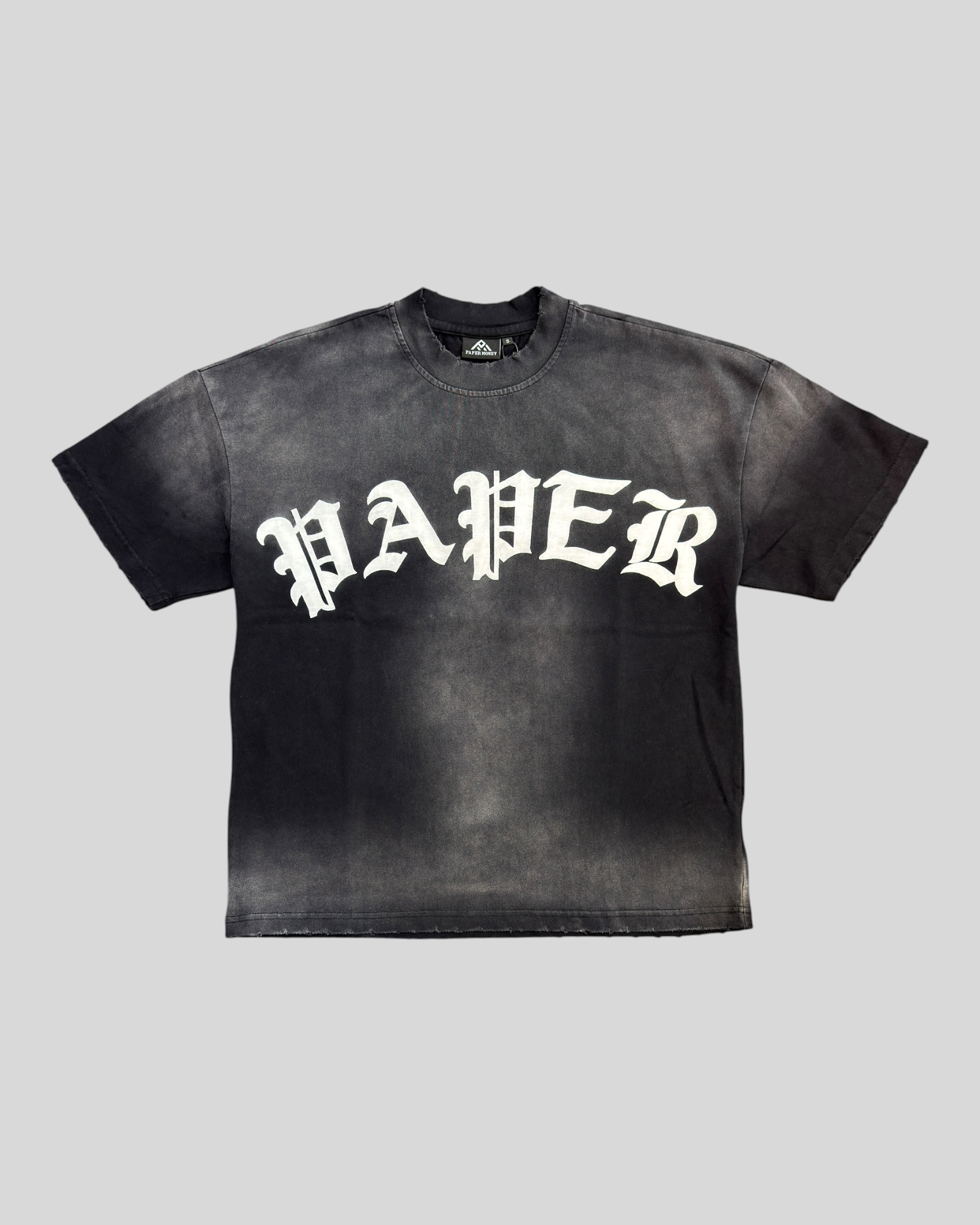 T-Shirt Printed Nera Vintage Paper Money