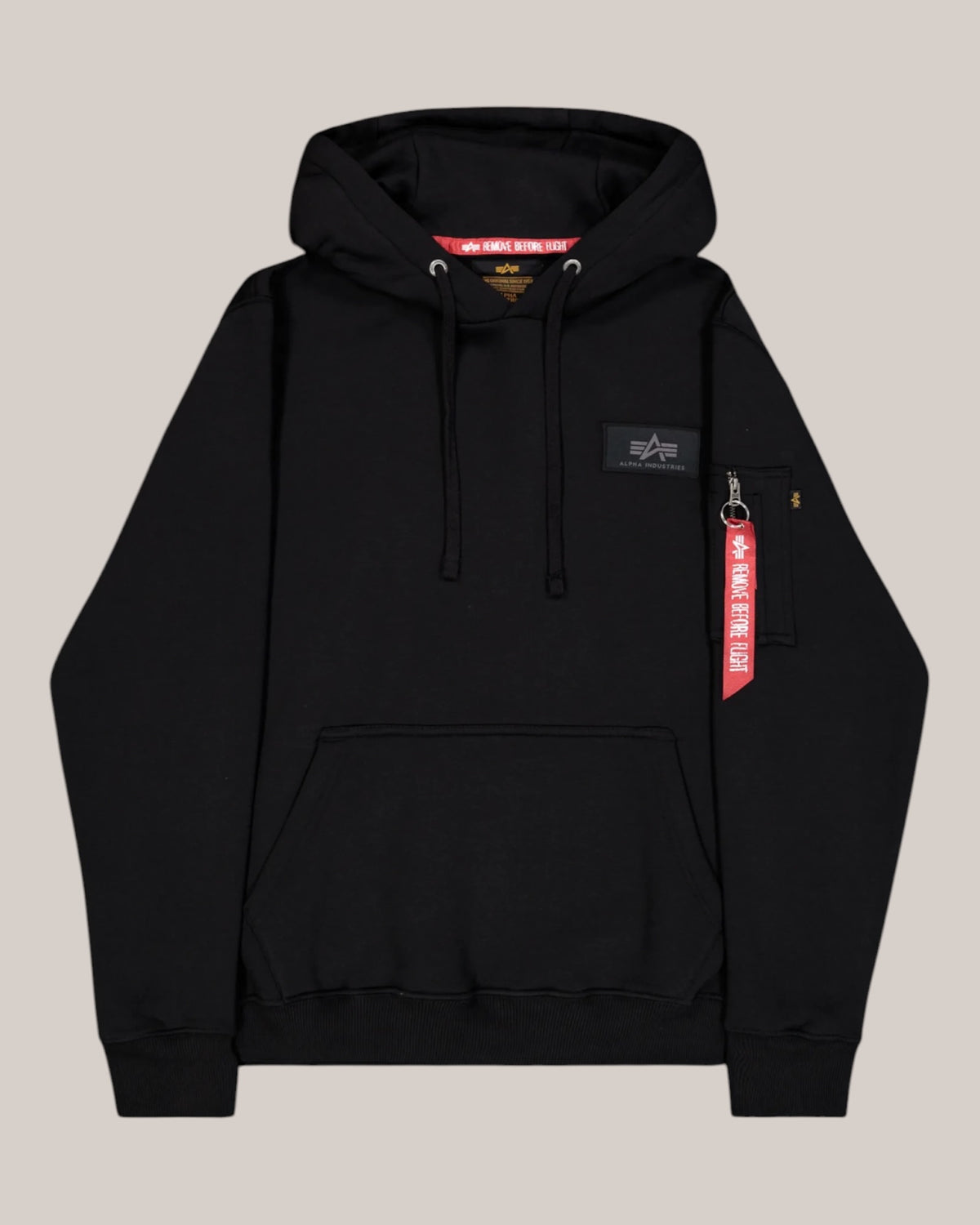 Felpa Uomo Nera Backprint Hoodie 178318/03