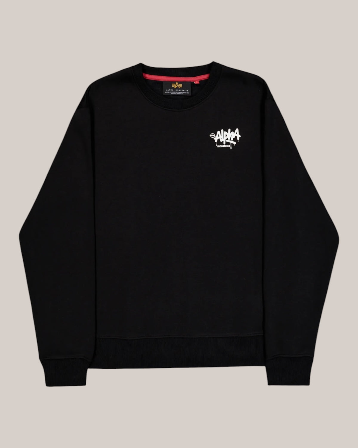 Felpa Uomo Nera Alpha Industries Signature Sweatshirt 266308/03