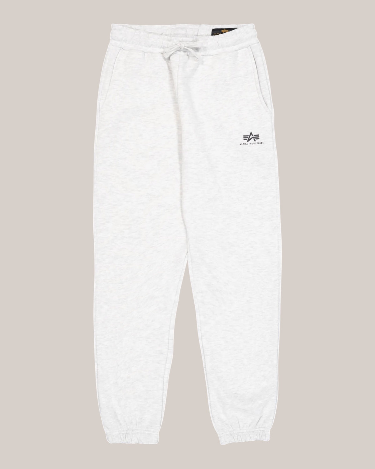 Pantalone In Felpa Uomo Grigio Alpha Industries Basic Small Logo II Jogger 156370/752