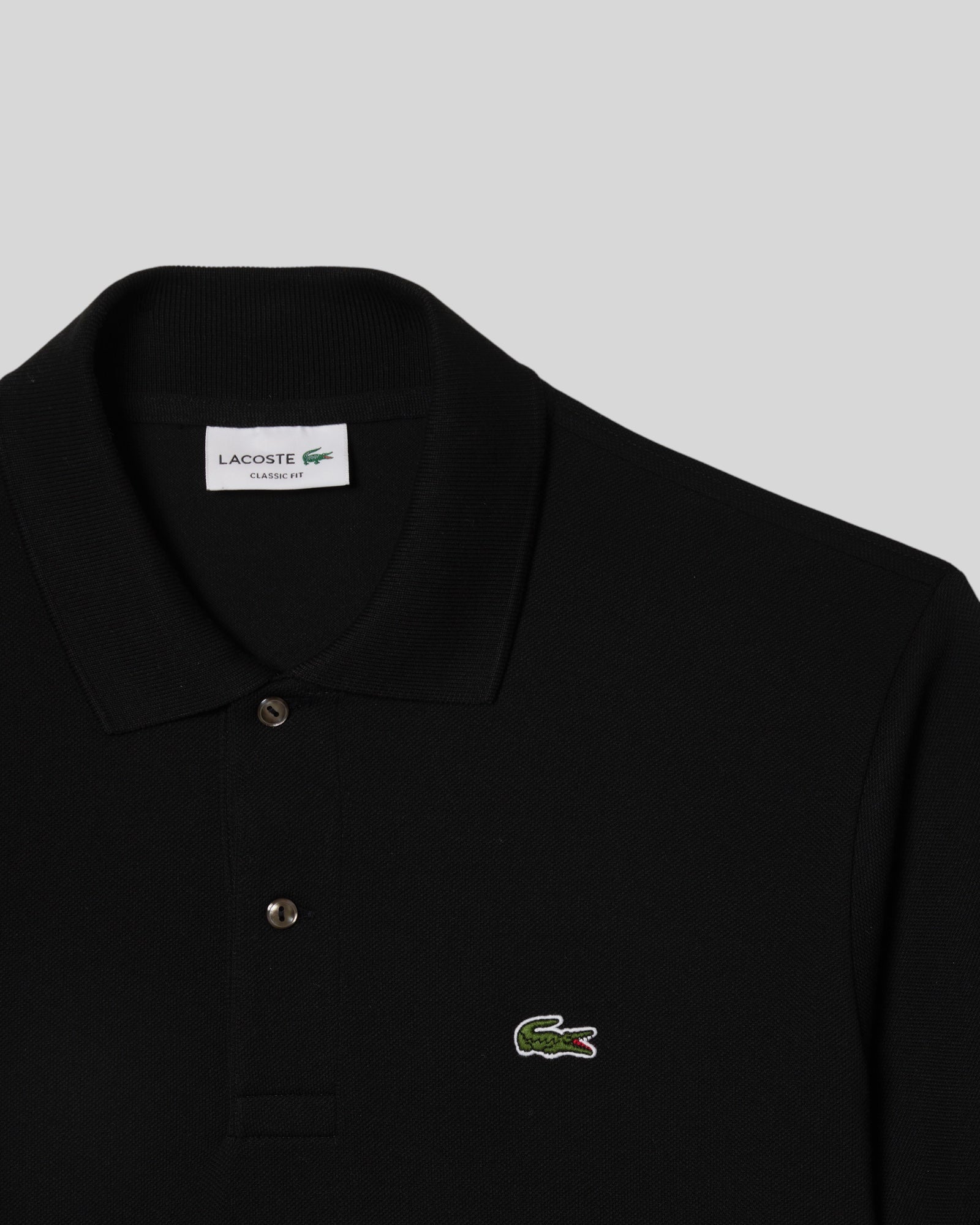 Polo Classic Fit In Piquet Nero L1212-00-031 Lacoste