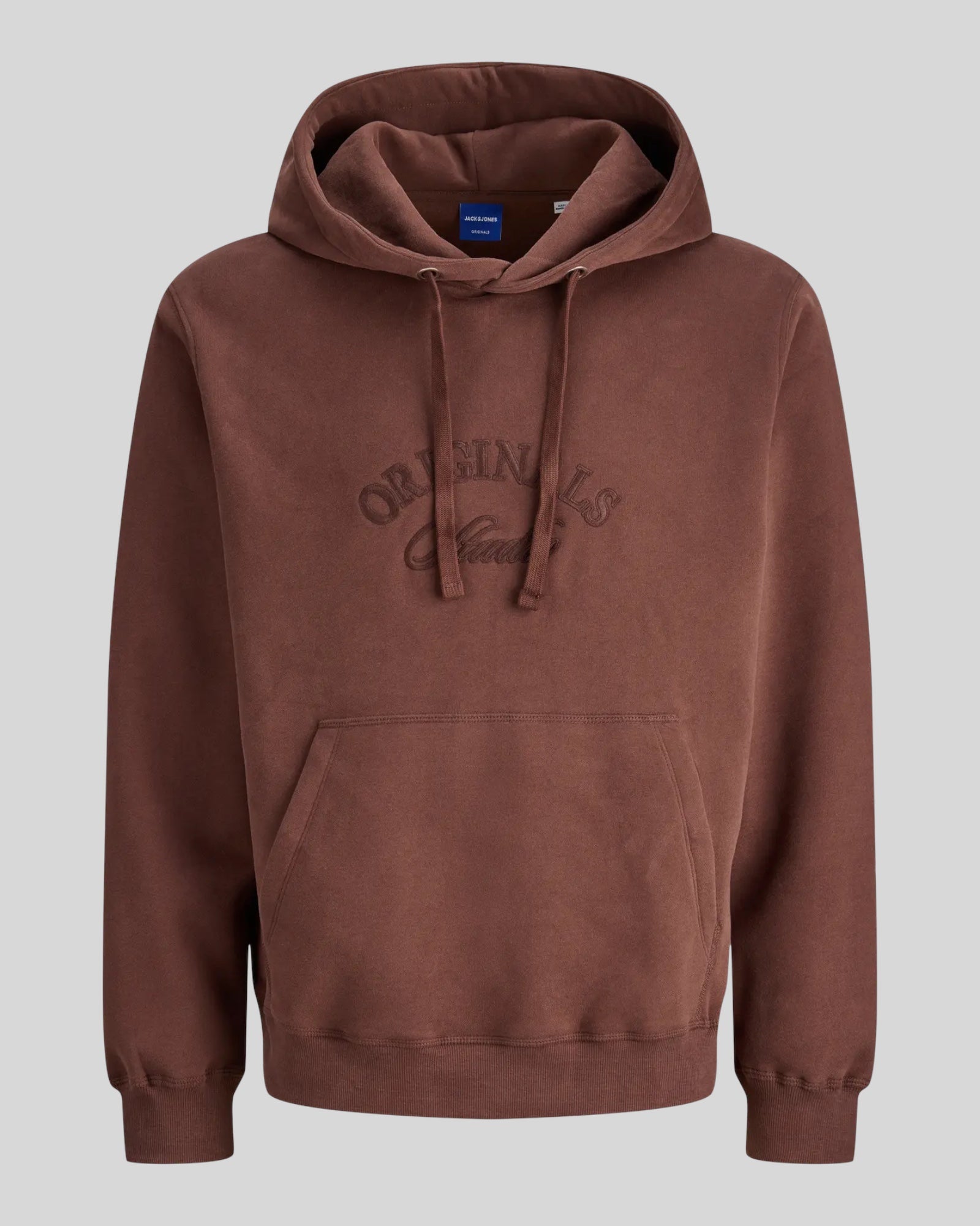 Felpa Con Cappuccio Jorbleecker Branding Sweat Hoodie Deep Mahogany 12285796 Jack 6 Jones