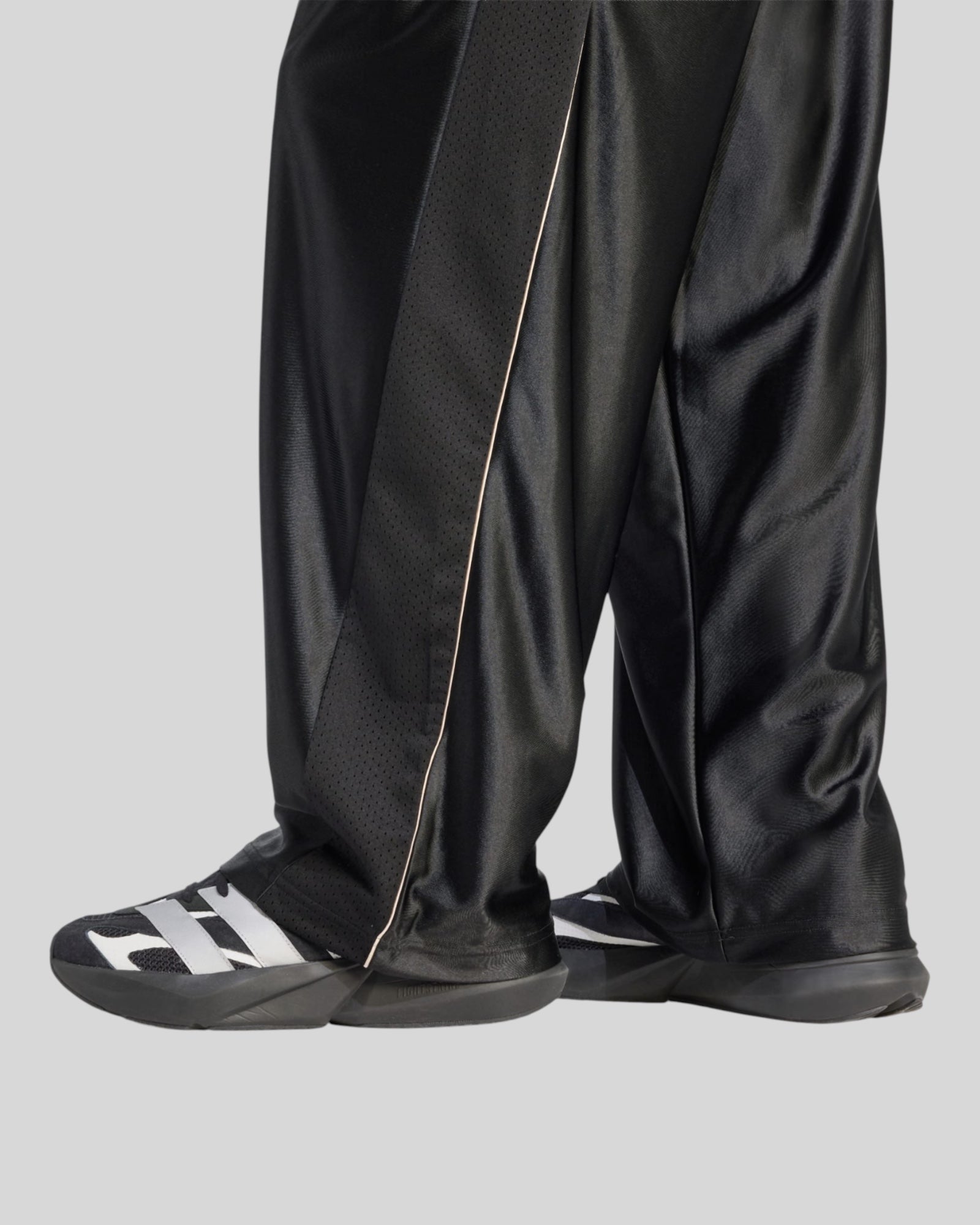 Pantalone Stadium Nero Lucido In Tricot JZ6848 Adidas