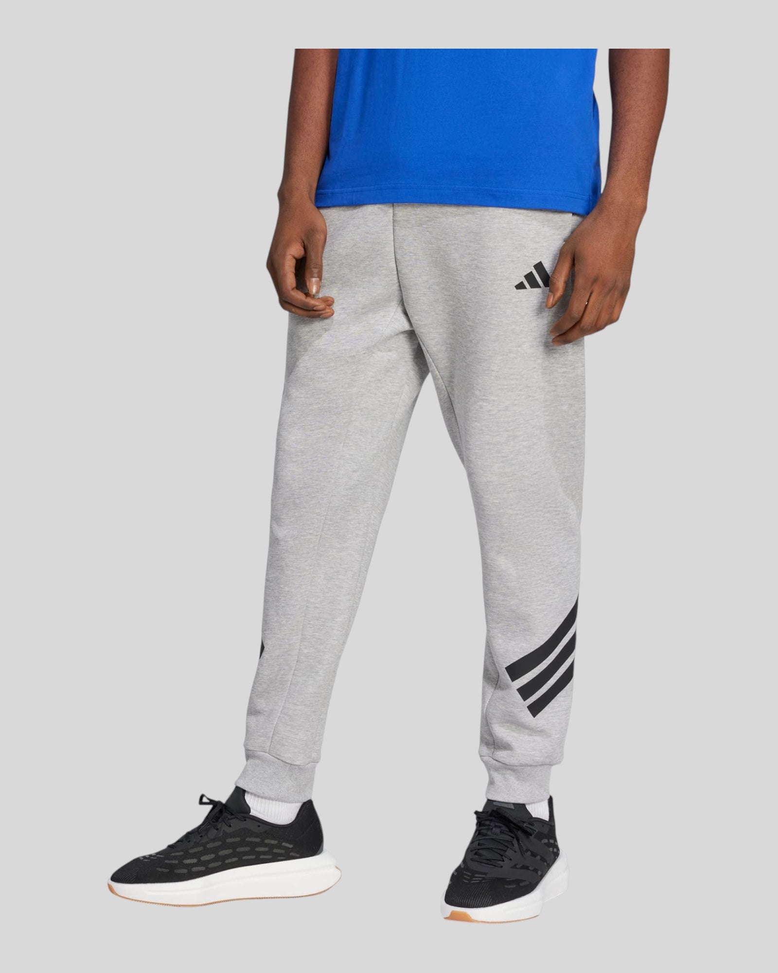 Pantalone Tuta Future Icons 3 Stripes Grigio Medio JD4867 Adidas