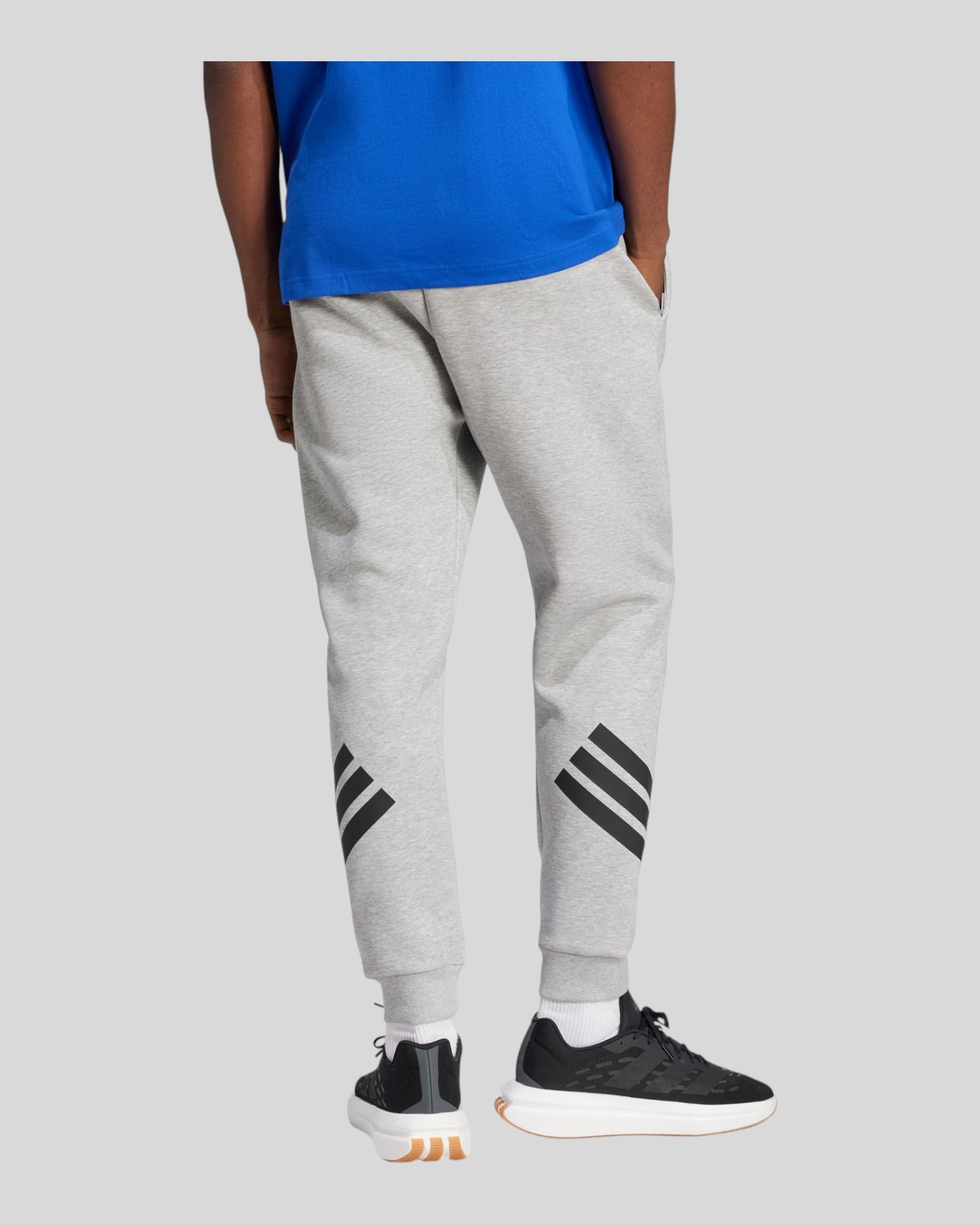 Pantalone Tuta Future Icons 3 Stripes Grigio Medio JD4867 Adidas