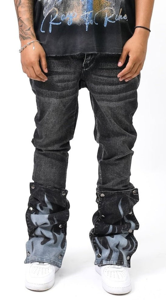 Jeans Uomo Paper Money Black PM1115