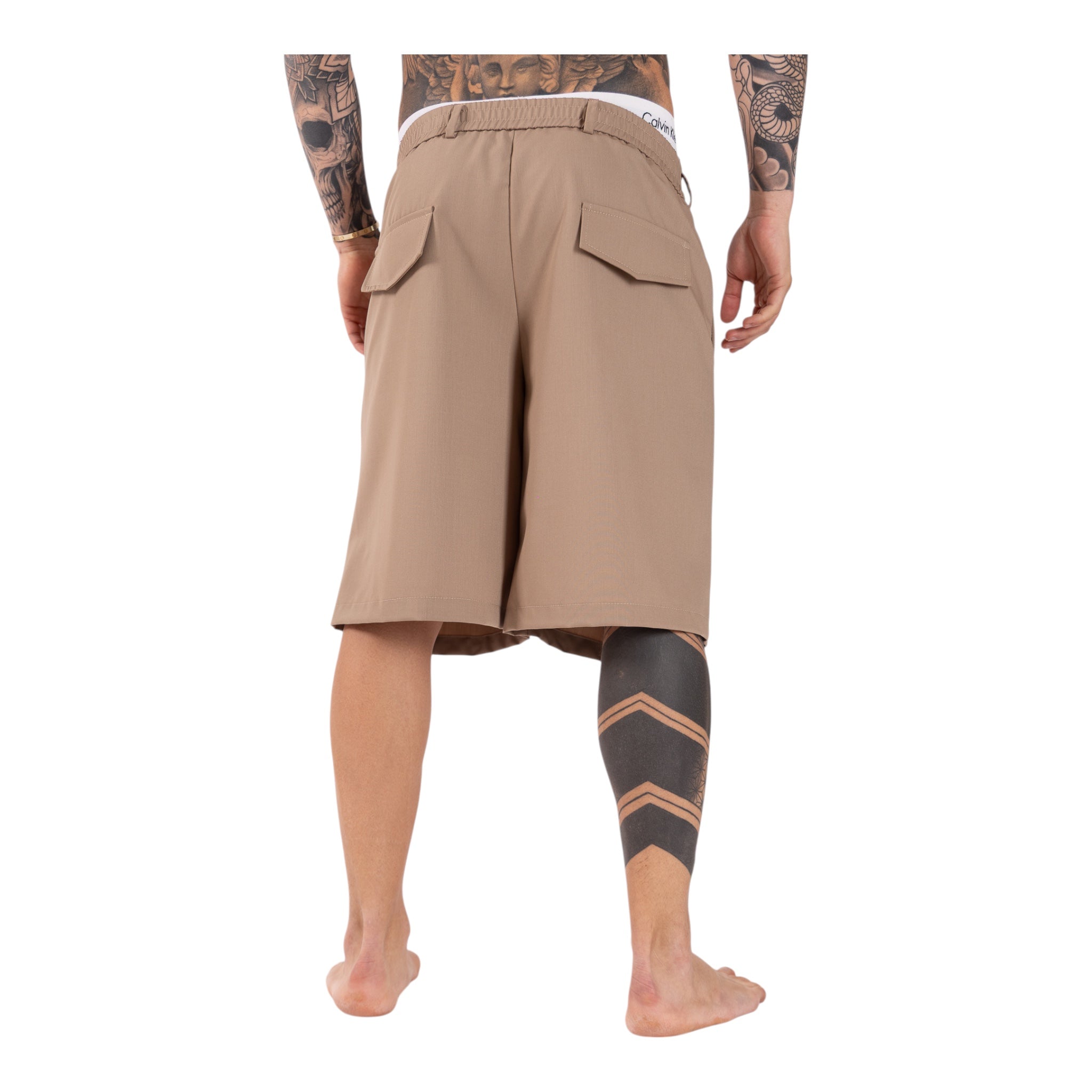 Short Morbido Roma Beige Soldier