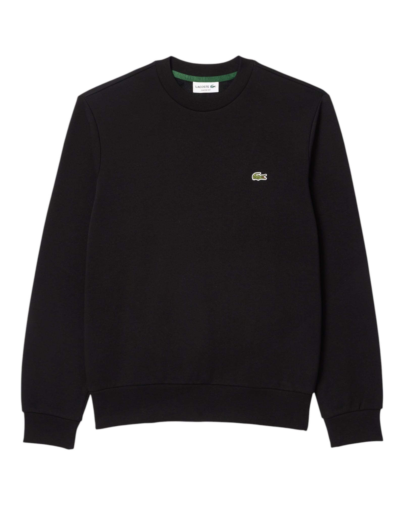 Lacoste Classic Fit Crewneck Sweatshirt Black SH9608-00-031