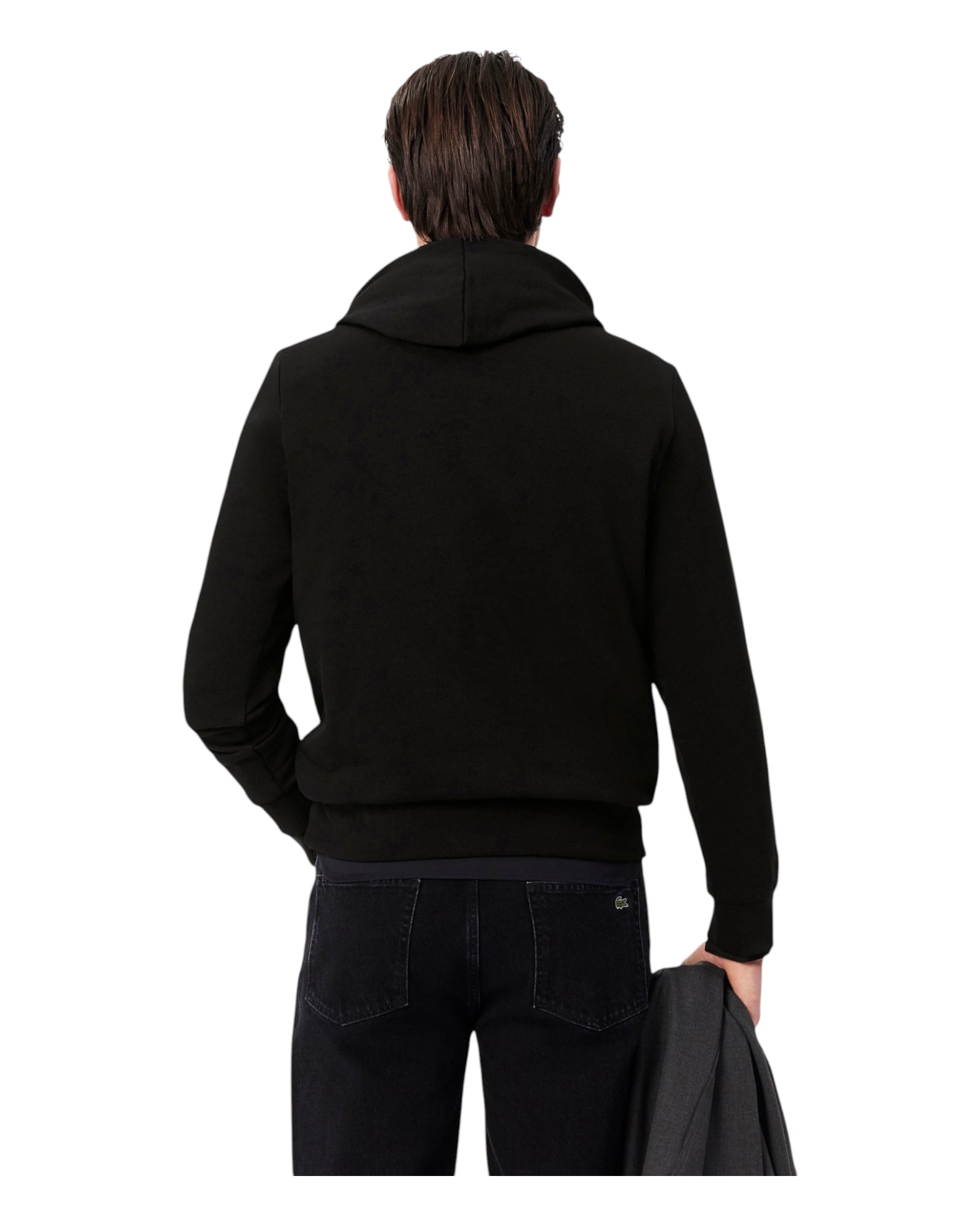 Lacoste Classic Fit Black Hoodie SH9623-00-031