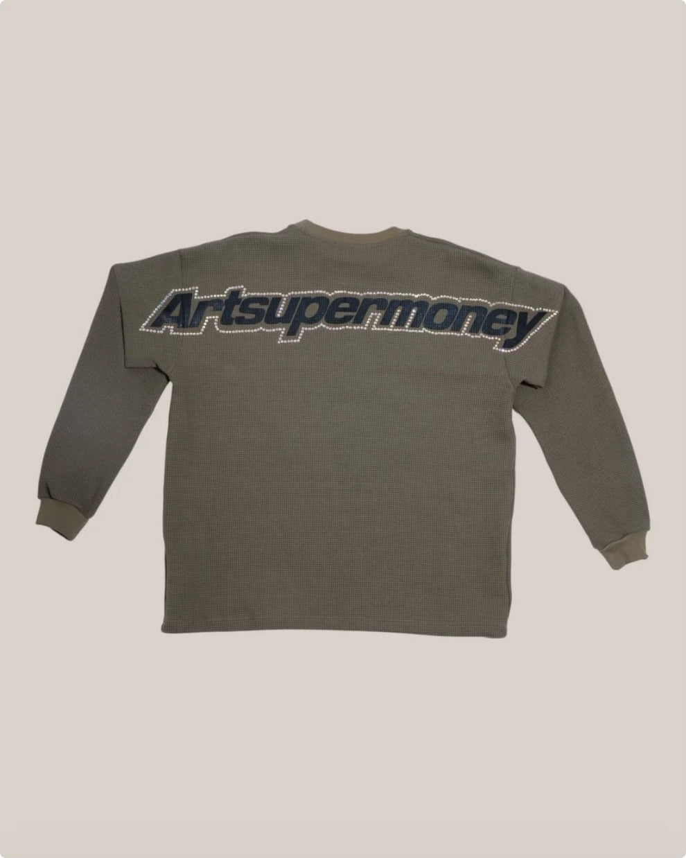 T-Shirt Art Super Money Sportwaffle Long Sleeve Circle – Mility – ART. SPORTWAFFLE LONG SLEEVE CIRCLE COL: MILITY
