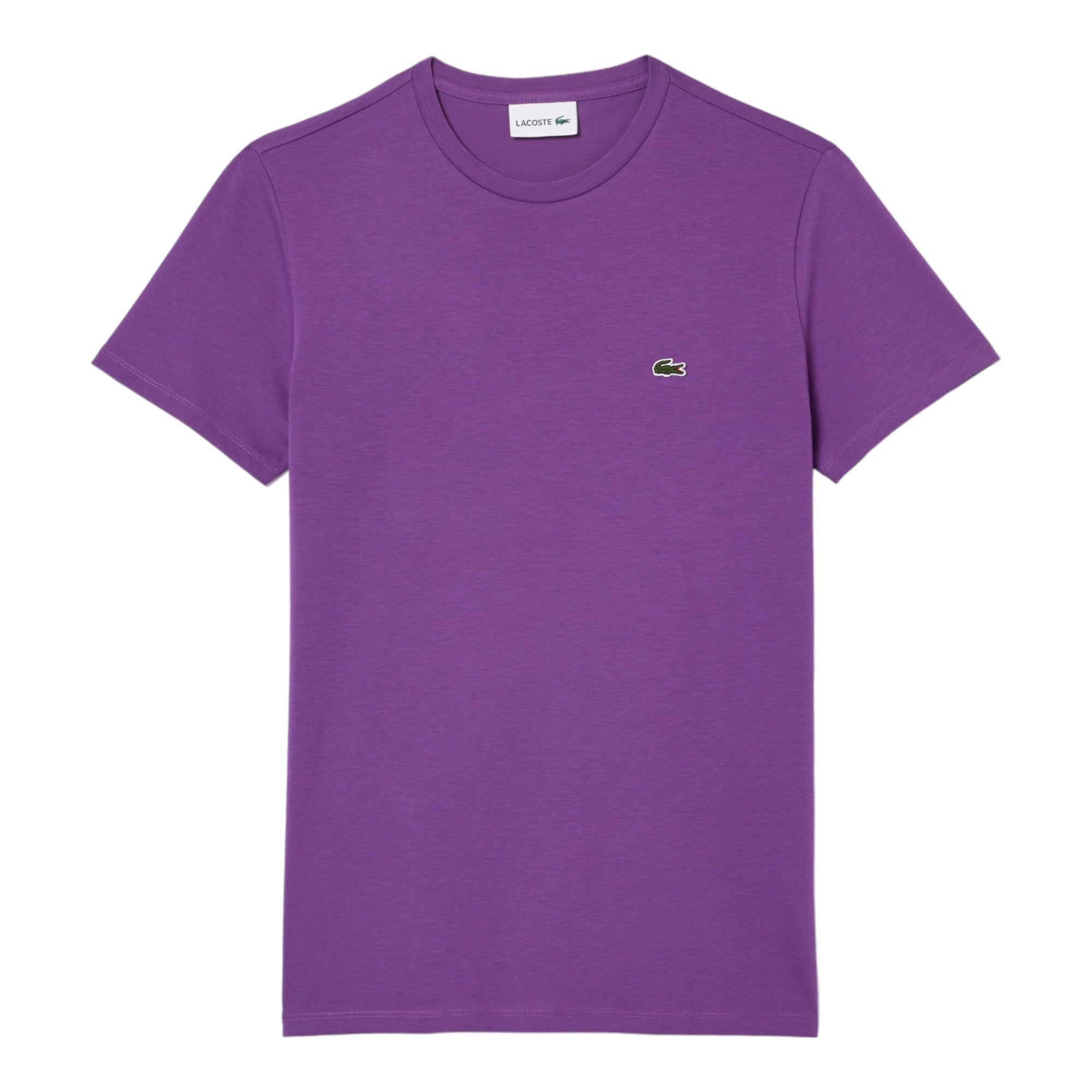 T-Shirt Pima Cotton Regular Fit Viola TH670900IY2 Lacoste