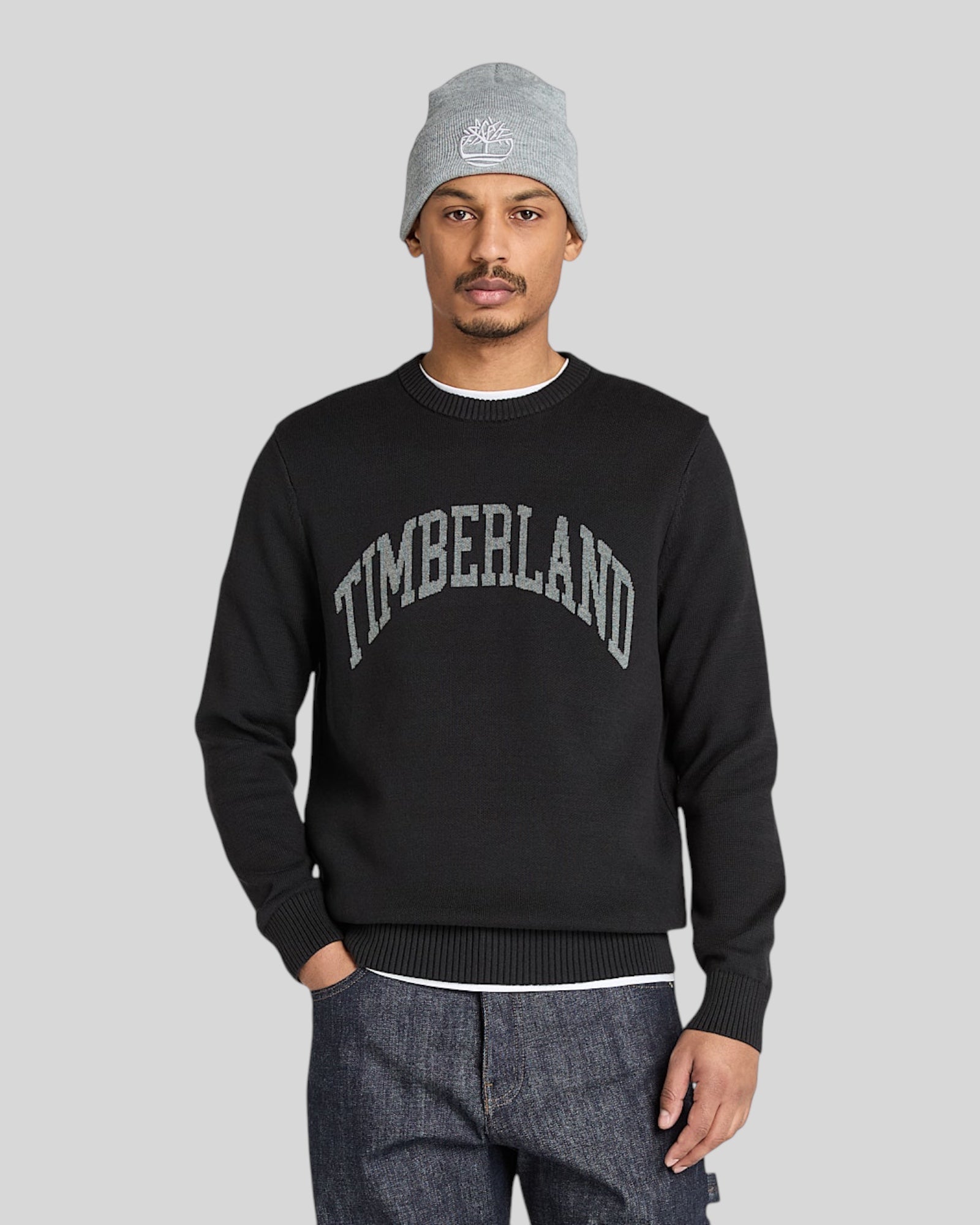 Maglione Girocollo Con Grafica Nero TB0A5M9X001 Timberland