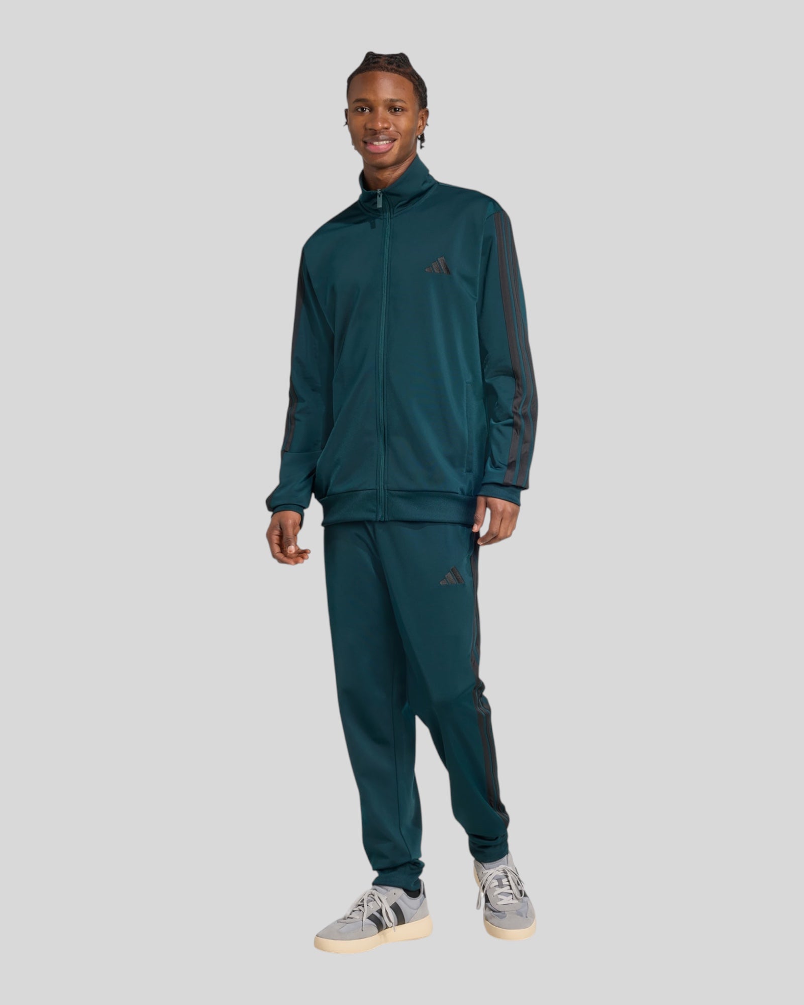 Tuta Basic Stripes Tricot Track Suit Aurora Ivy JX5502 Adidas