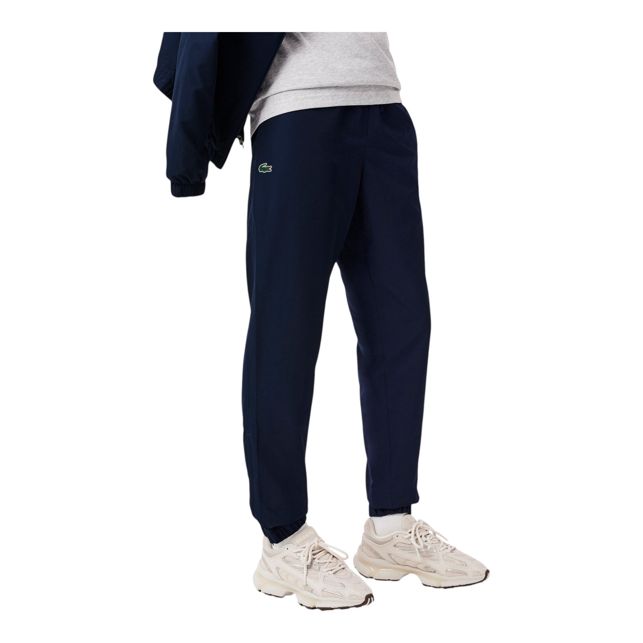 Tuta Monocolore In Taffetà Blu Relaxed Fit Lacoste
