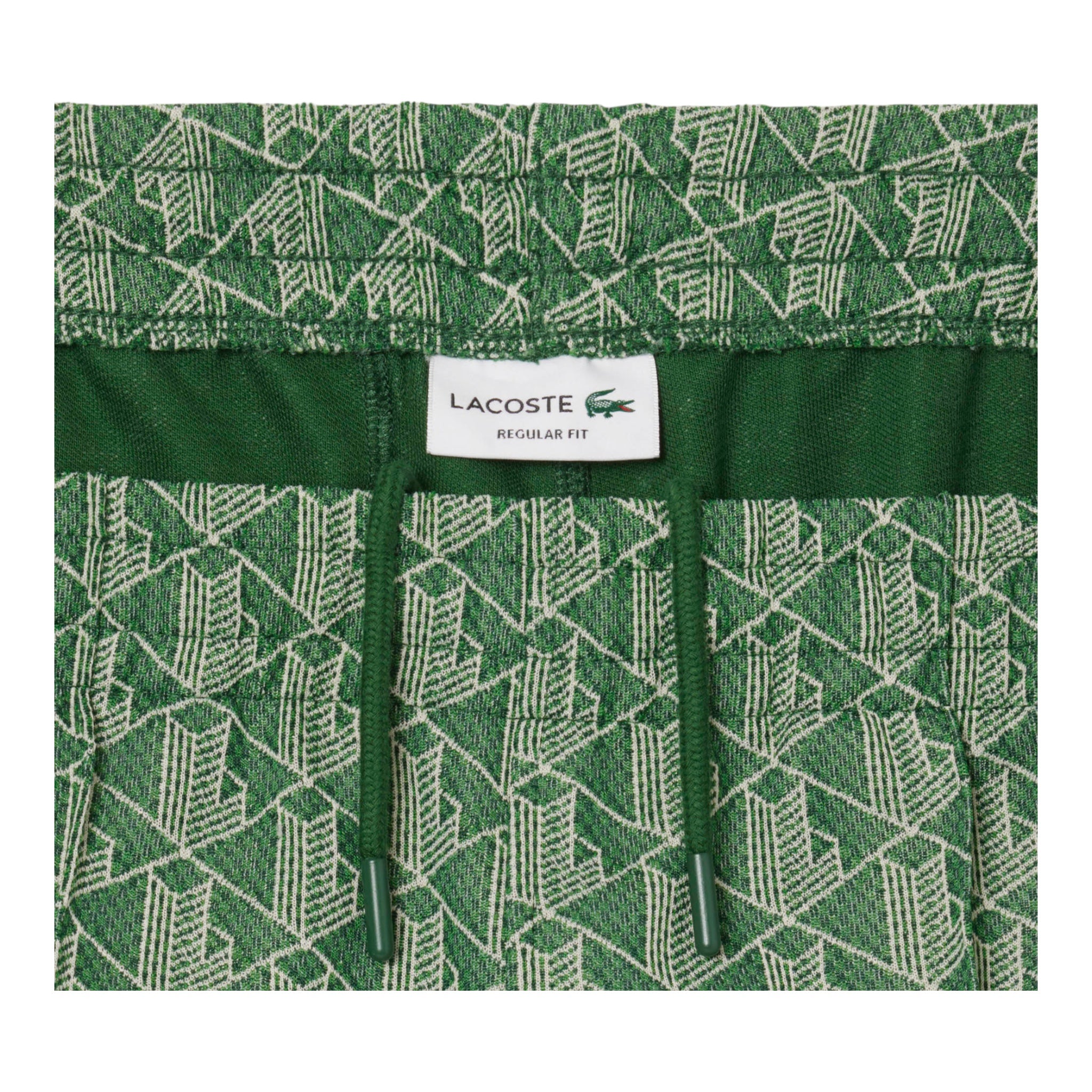 Pantaloni Monogramma Paris Verde XH1440 00 HEI Lacoste