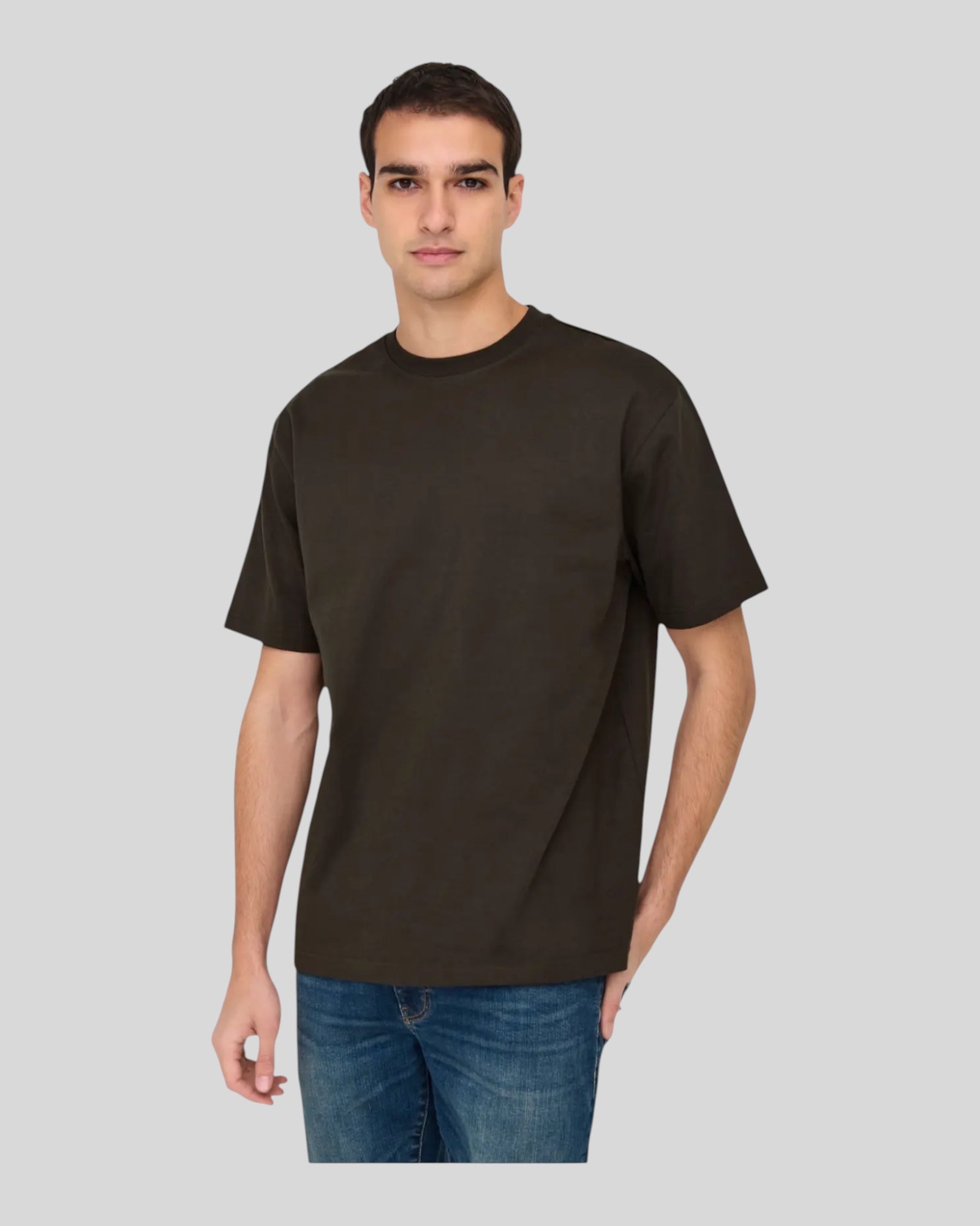 T-Shirt Basic Ons Fred Life Relaxed SS Tee Mulch 22022532
