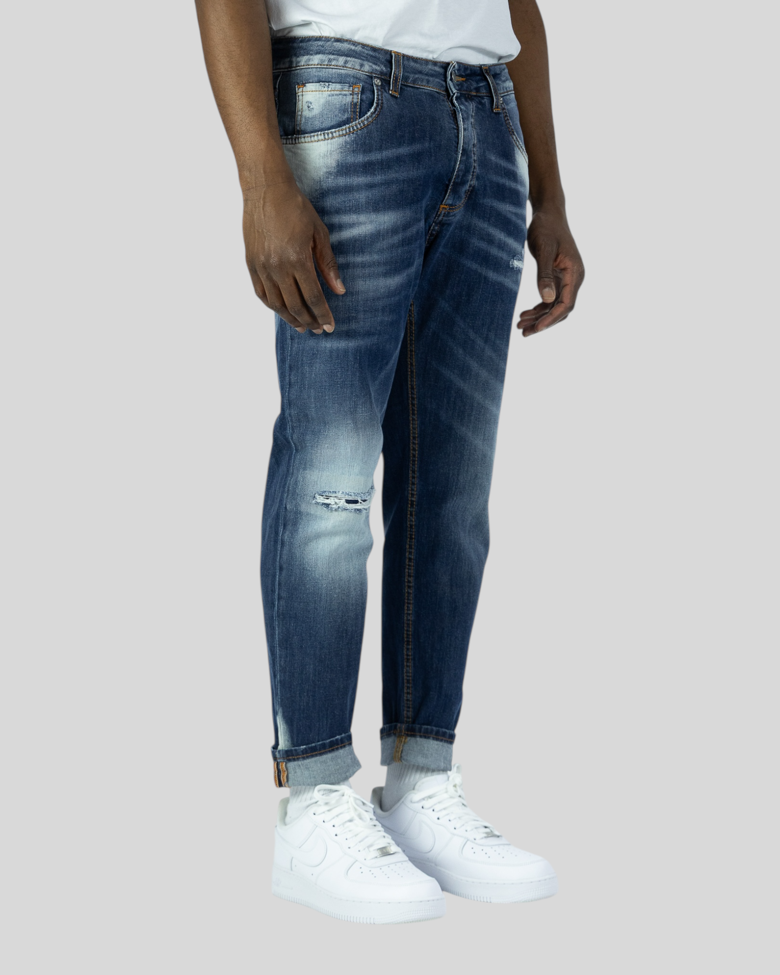 Jeans 5 Tasche Regular Fit New Woll 767B Soldier