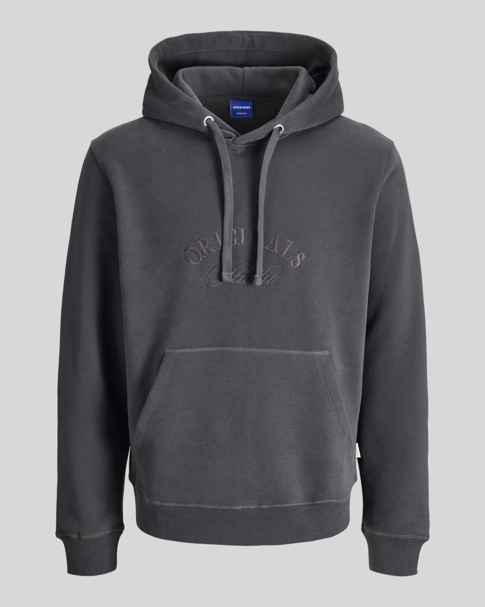 Felpa Con Cappuccio Jorbleecker Branding Sweat Hoodie Asphalt 12285796 Jack 6 Jones