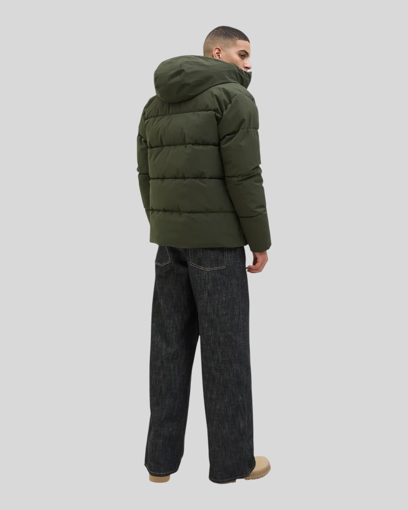Giubbotto Con Cappuccio Global Puffer Jacket Rosin 12283517 Jack & Jones
