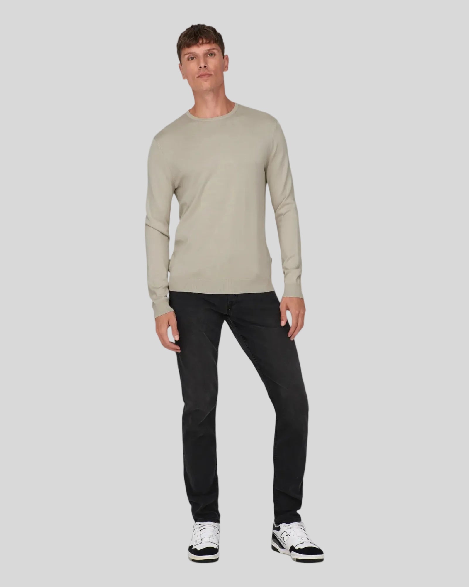 Maglione Girocollo Onswyler Life Reg Silver Lining 22020088 Only & Sons