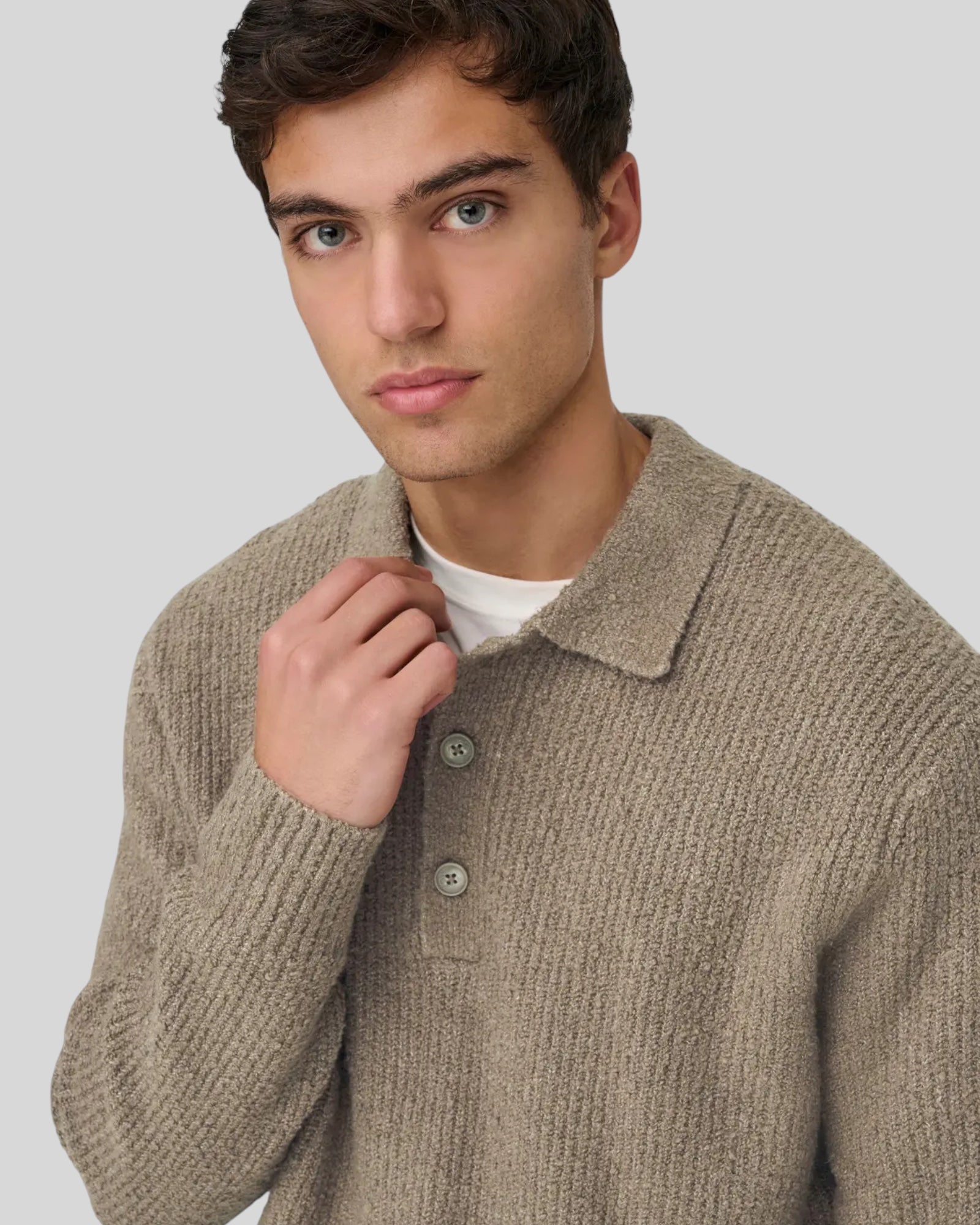 Polo In Maglia Onsdale Relaxed Walnut 22033324 Only & Sons