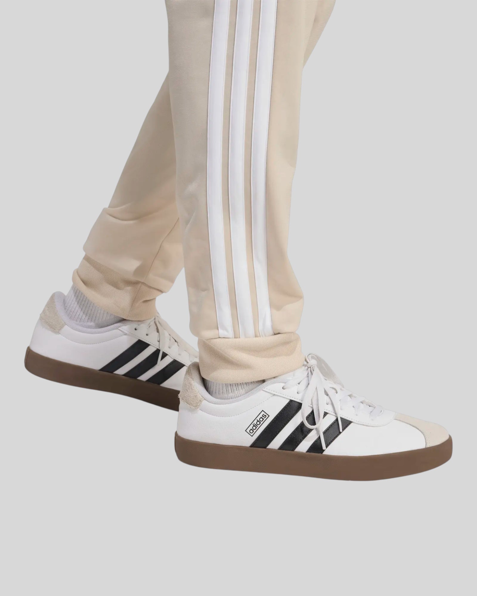 Tuta Basic 3 Stripes Tricot Track Suit Beige/Bianco KR5358 Adidas