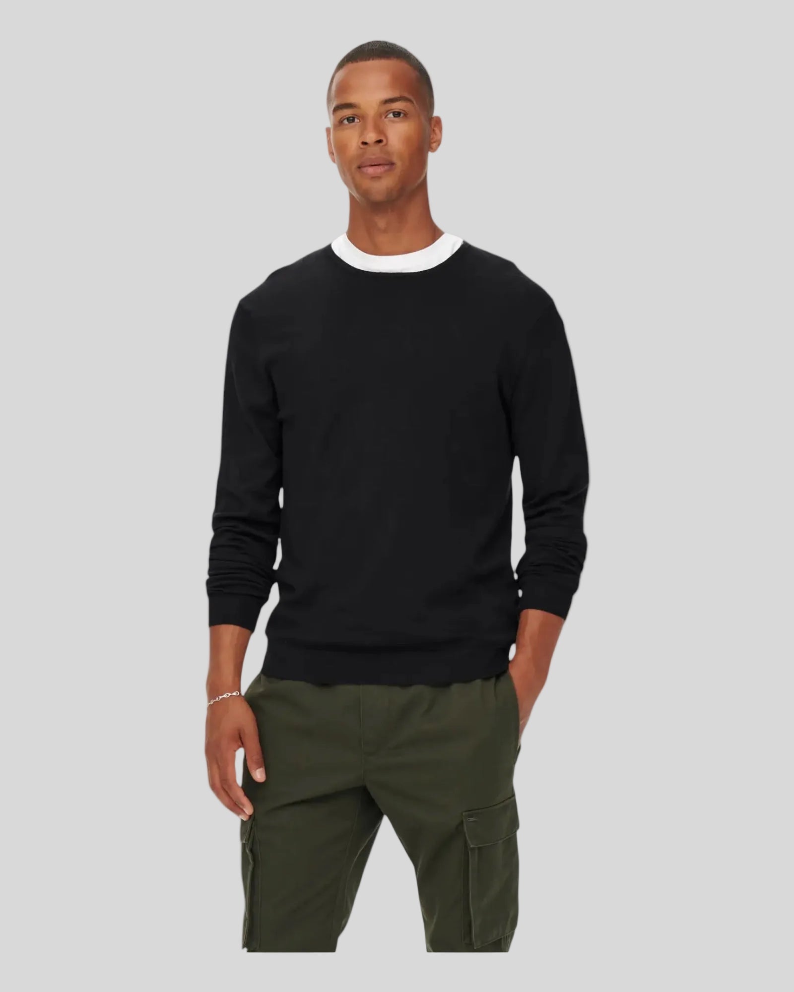 Maglione Girocollo Onswyler Life Reg Nero 22020088 Only & Sons