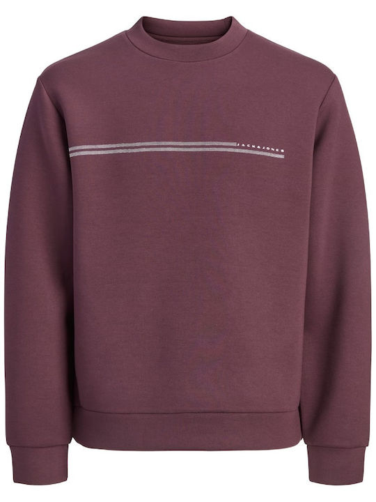 Felpa Jack & Jones JCOFUSION Scuba Sweat Crew Neck Fudge 12289830