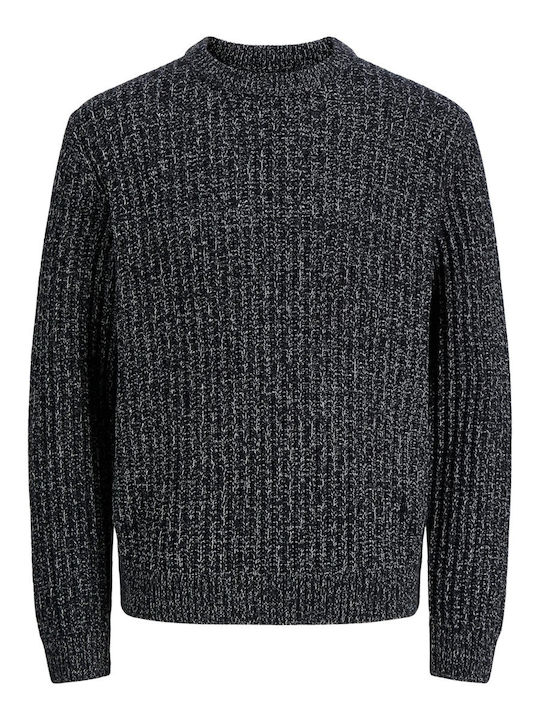Maglione Blu Sky Captain / Twisted Sea Salt JJJAxon Knit Crew Neck Jack & Jones 12306928