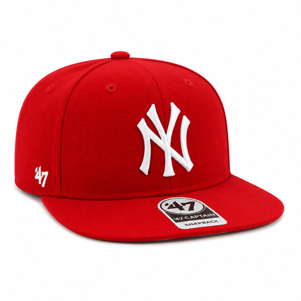 Cappello Con Visiera 47 Brand No Shot New York Yankees Rosso 47-B-NSHOT17WBP-RD