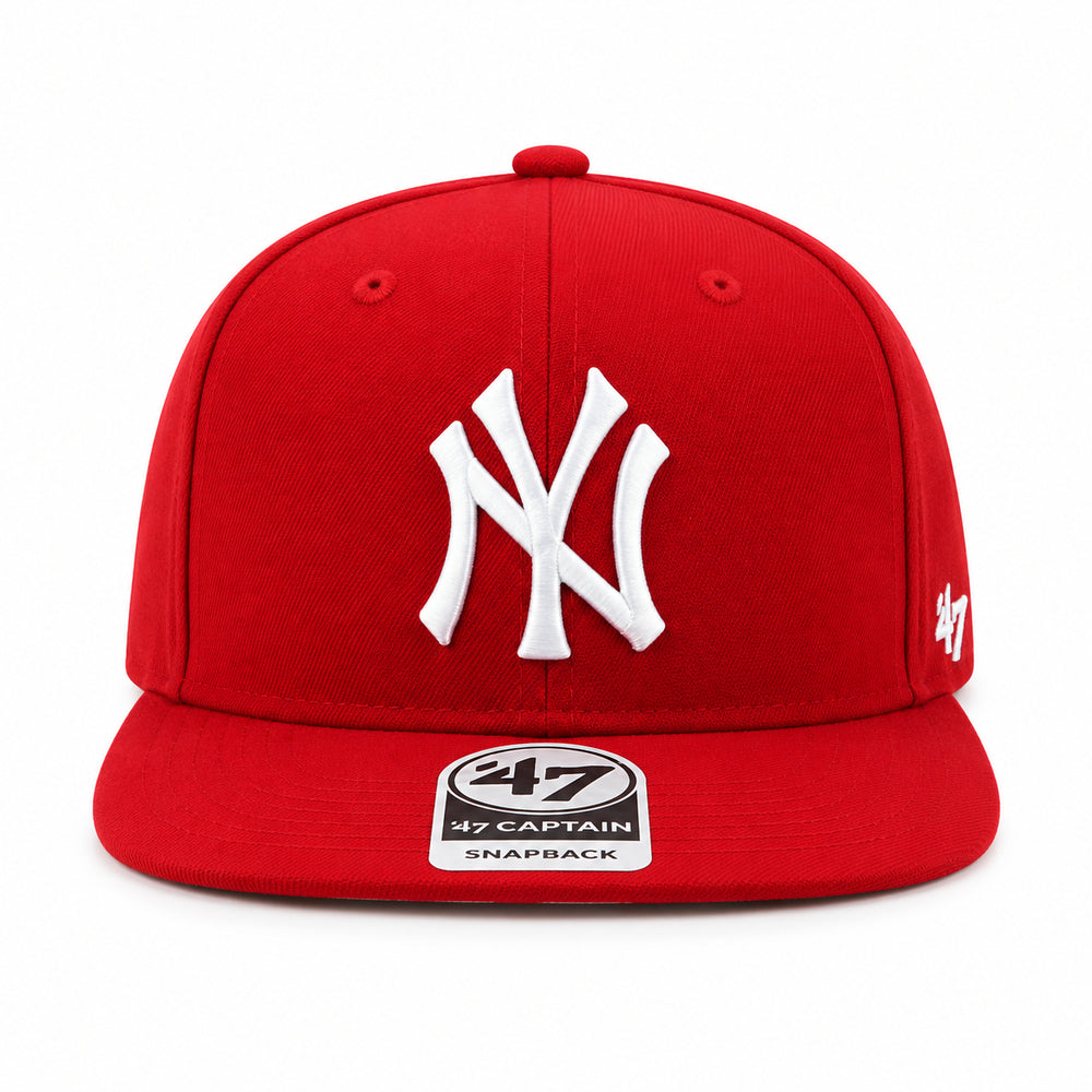 Cappello Con Visiera 47 Brand No Shot New York Yankees Rosso 47-B-NSHOT17WBP-RD