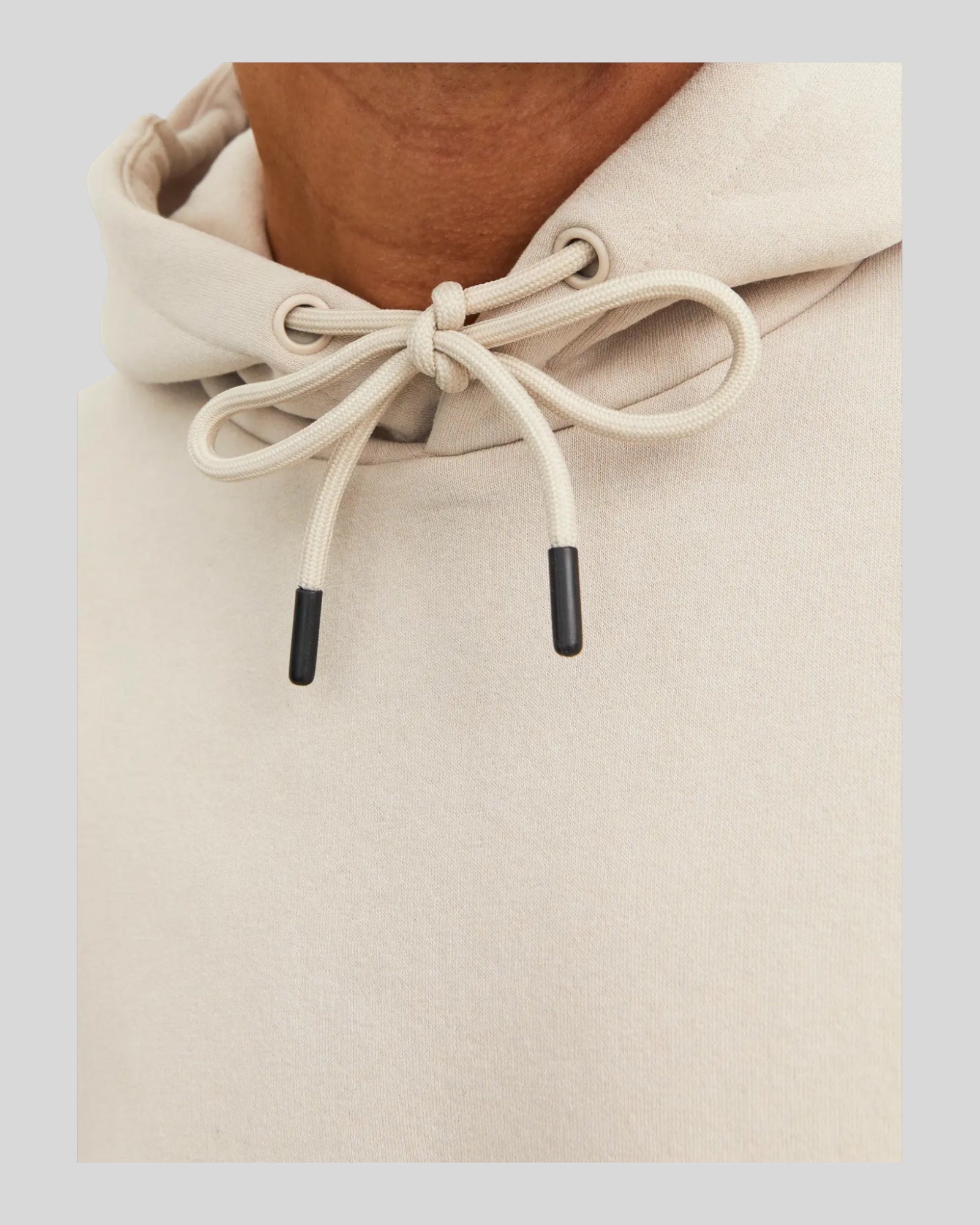 Felpa Con Cappuccio Basic Jjbradley Sweat Hoodie Moonbeam 12249340 Jack & Jones