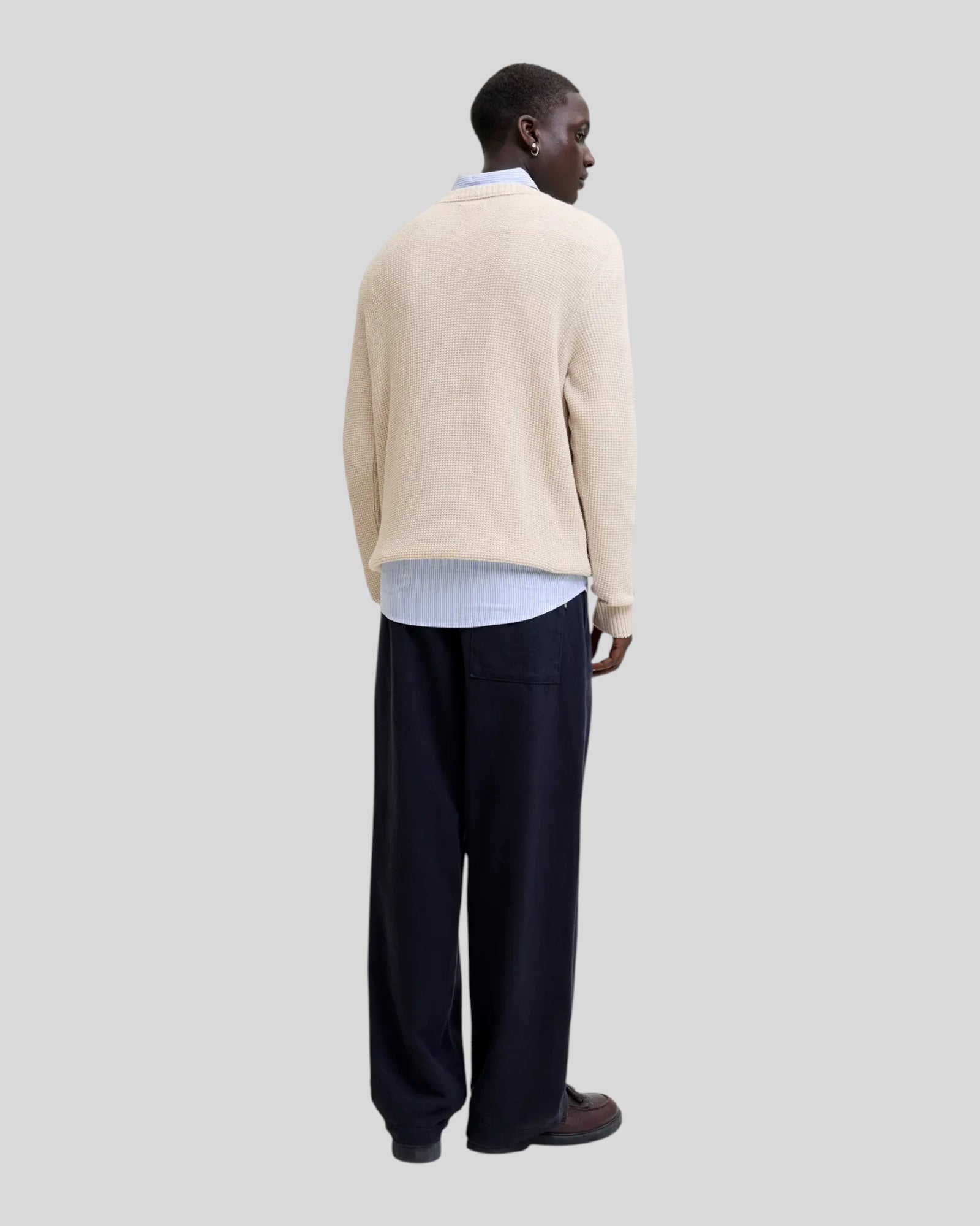 Maglione Girocollo Jjroy Knit Crew Neck Moonbeam 12279278 Jack & Jones