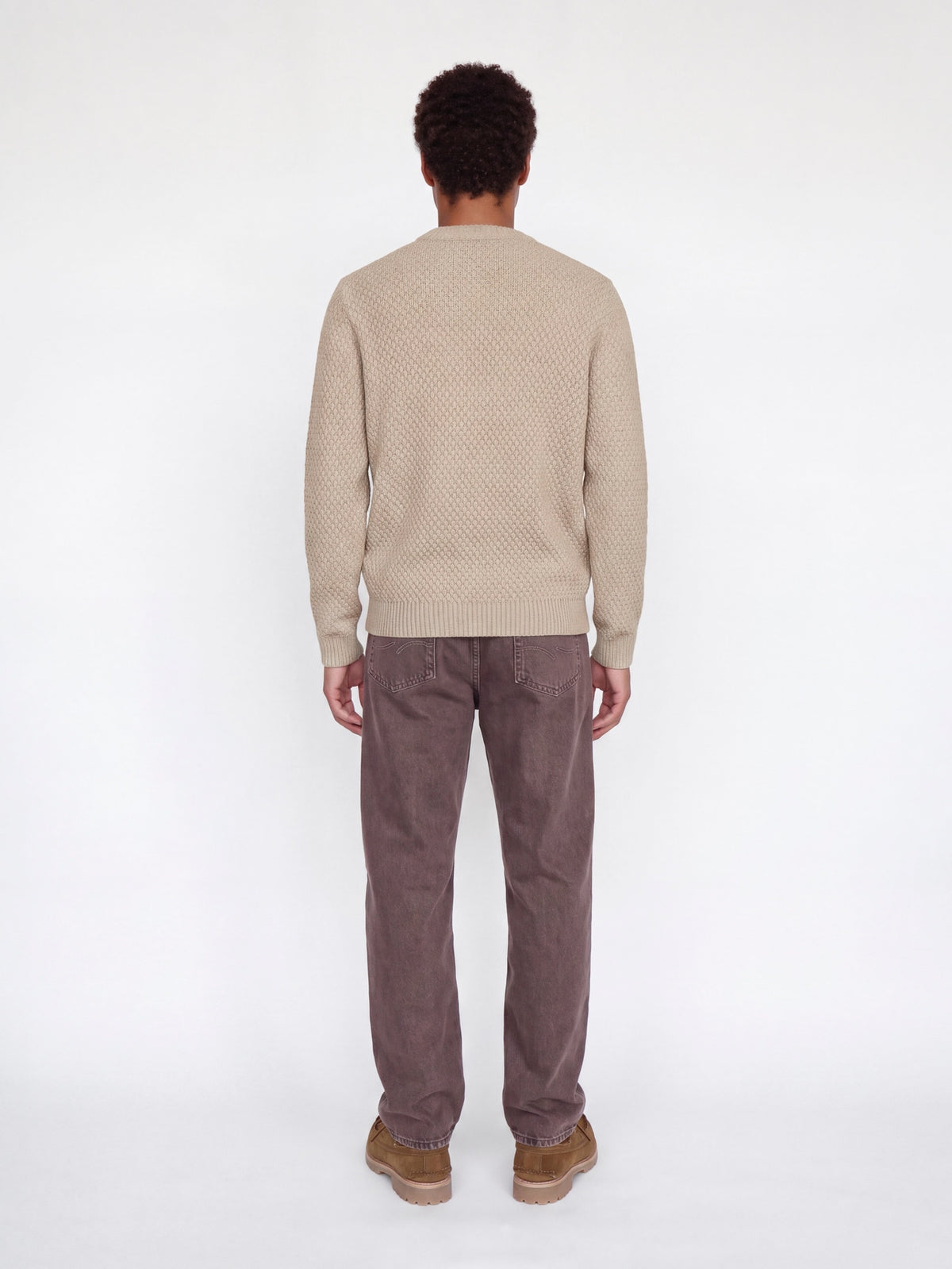 Maglione Jack & Jones JJBlake Knit Crew Neck Moonbeam Beige 12299084