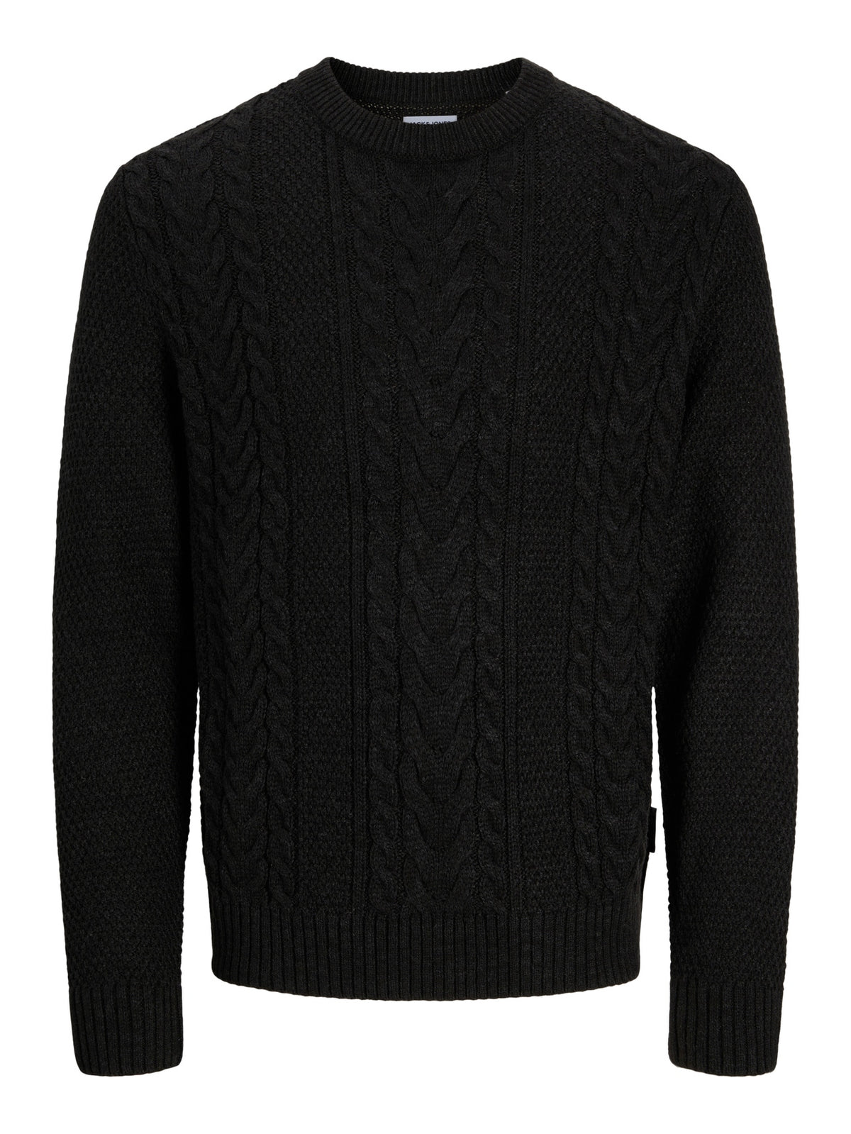 Maglione Jack & Jones Regular Fit Girocollo Dark Grey Melange 12298510