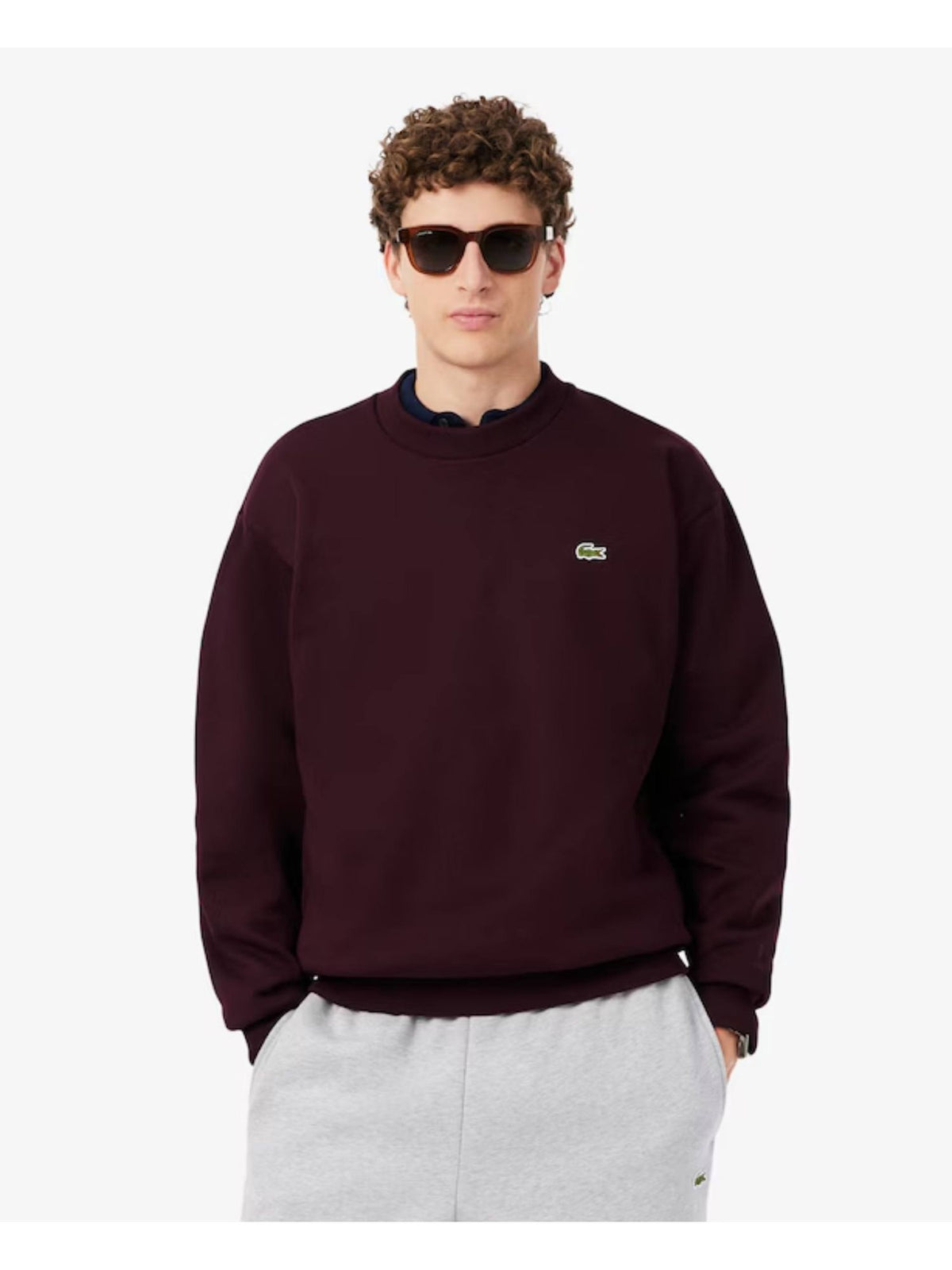 Felpa Lacoste SH8868-00-3KE Bordeaux
