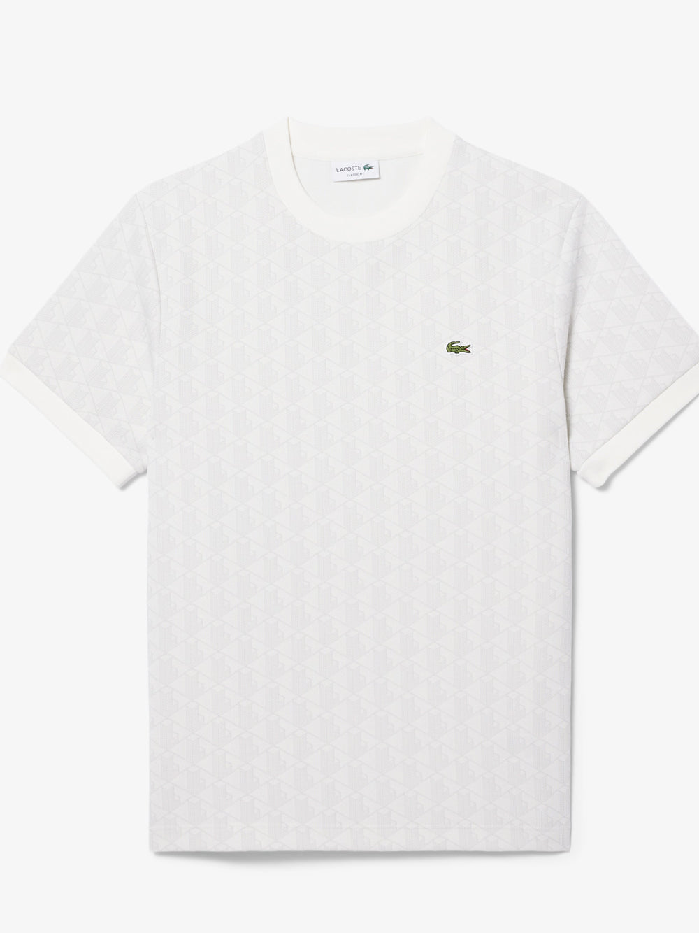 T-Shirt Lacoste TH1197-00-4IW Grigio Bianco