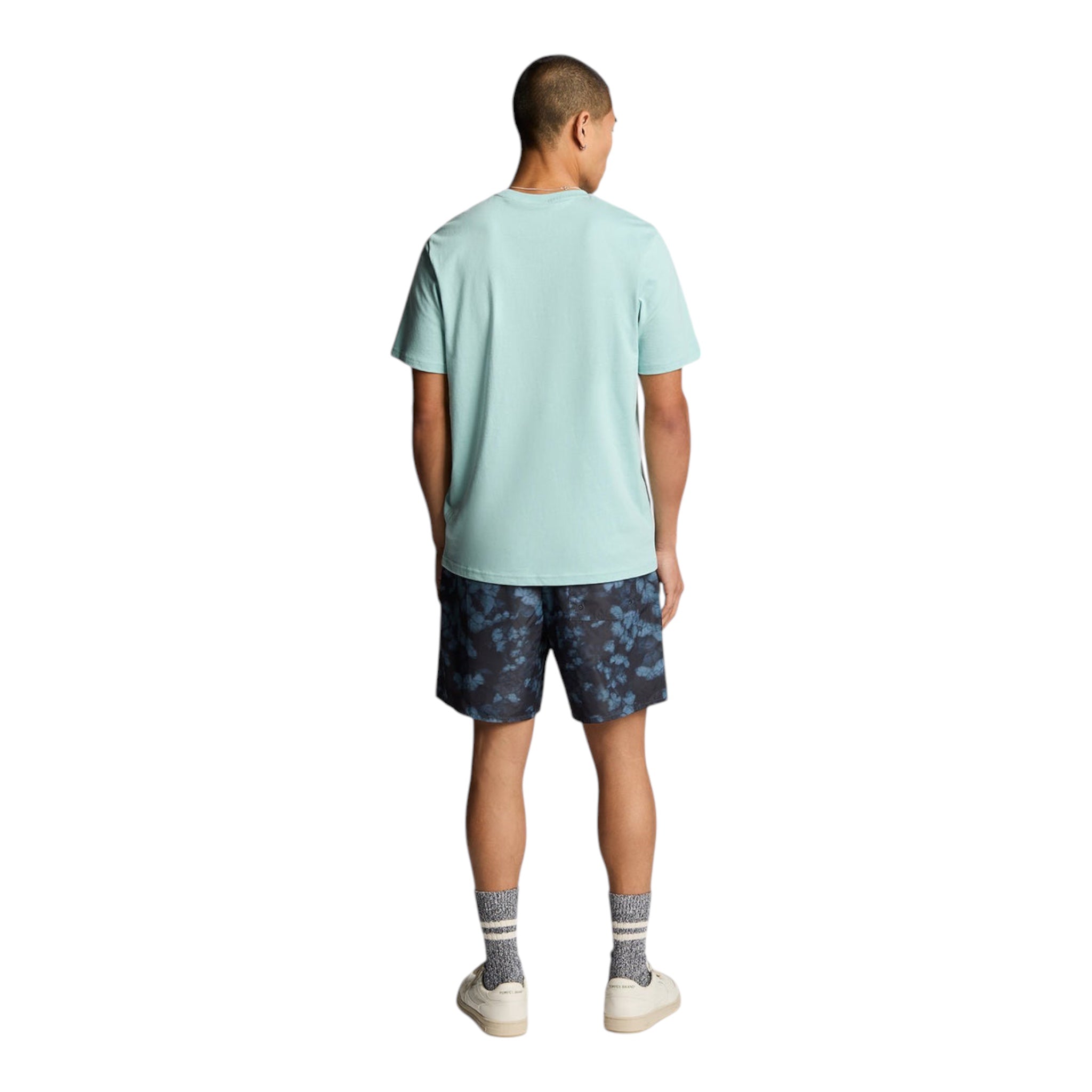 Costume Da Mare Digital Print Swim Short Aquamarine SH2204V Lyle & Scott