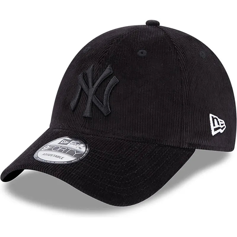 Cappello New Era 9FORTY New York Yankees MLB Cord nero 60915814
