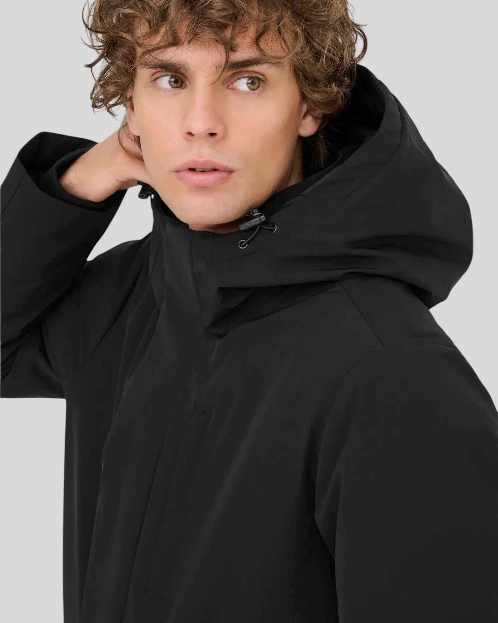 Giubbotto Parka Con Cappuccio Onssayn Waterproof Stretch Nero 22034894 Only & Sons