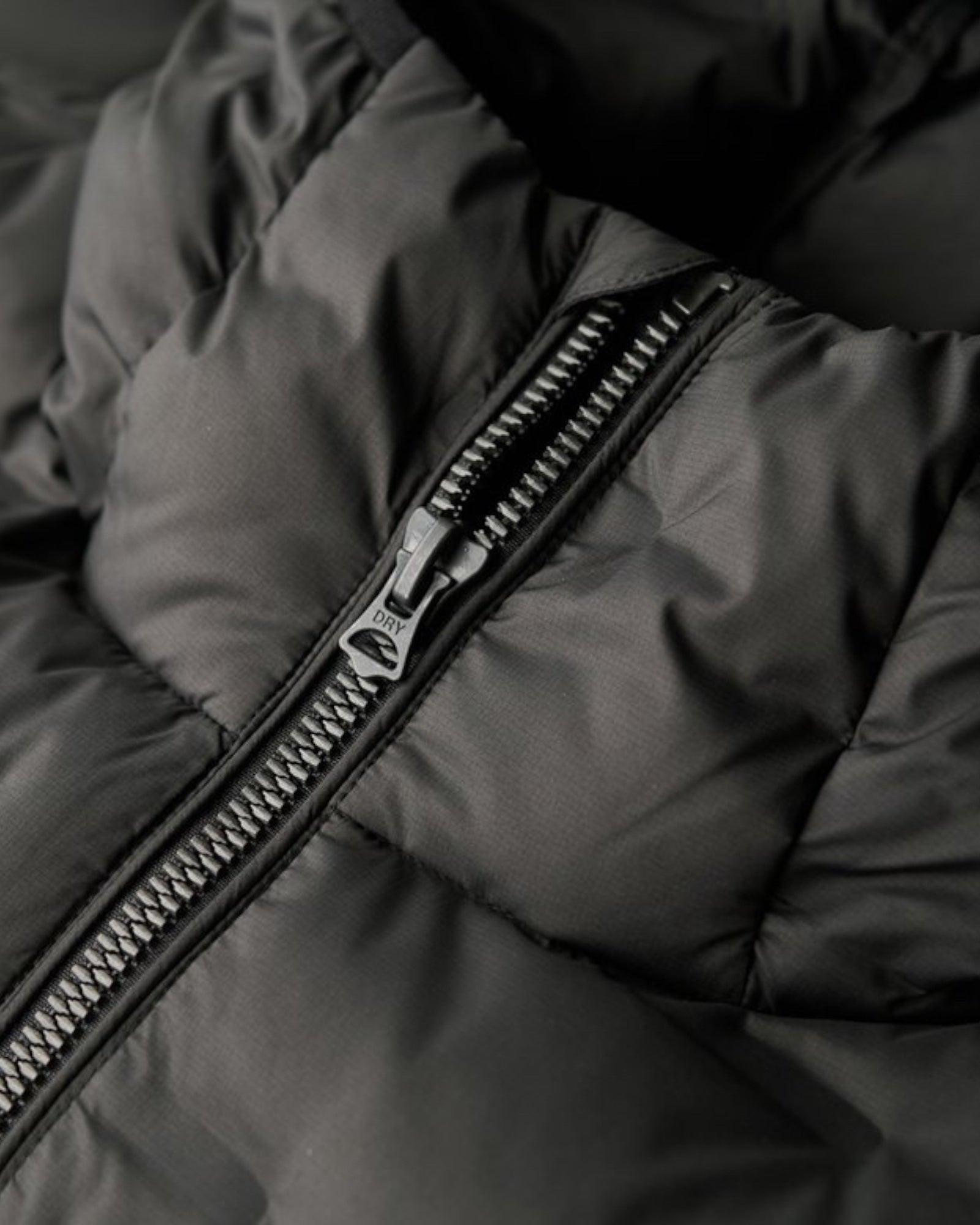 Giubbino Con Cappuccio Hooded Quilted Puffer Coat  Nero M5012045A Superdry