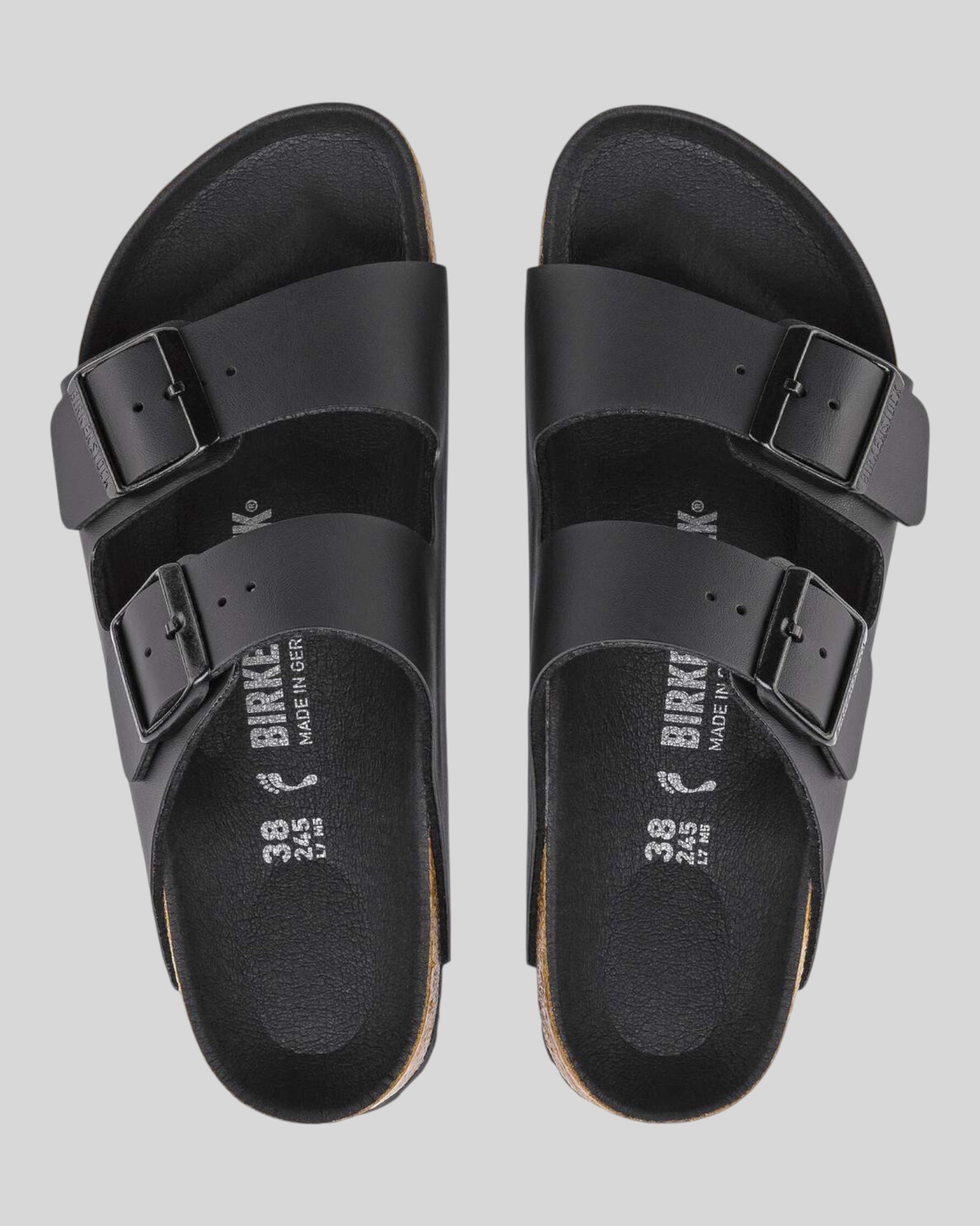 Arizona Unisex Birko-Flor Triples Black 1019069 Birkenstock