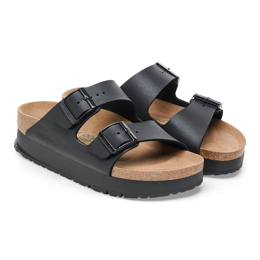 Arizona Donna Nero Pap Flex Platform Birkoflor Papillio by Birkenstock 1027395