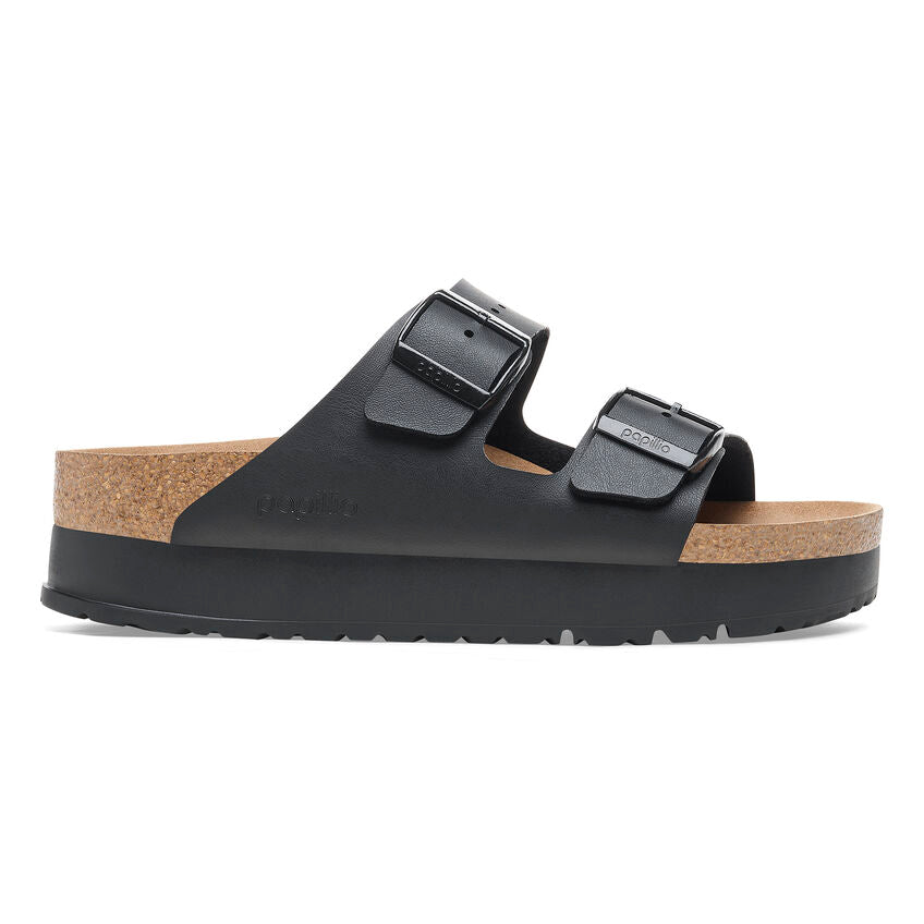 Arizona Women's Black Pap Flex Platform Birkoflor Papillio by Birkenstock 1027395