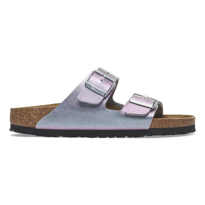 Arizona Women's Birko-Flor Saffiano Iridiscent Purple 1029510 Birkenstock