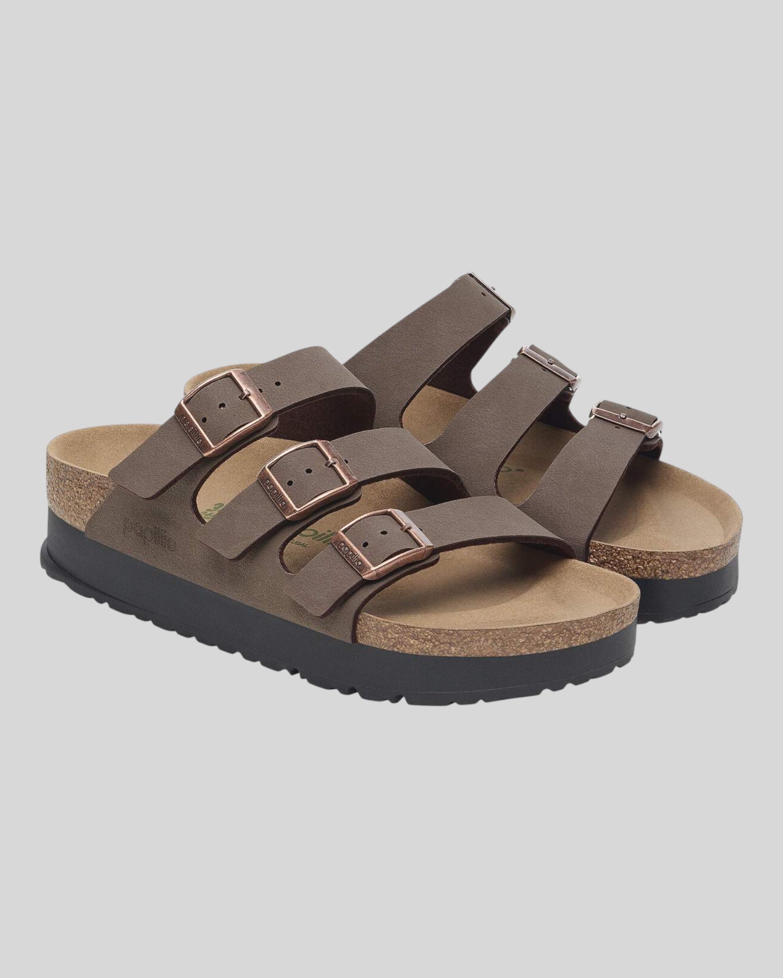 Arizona Florida III Mocca Pap Flex Platform Birkoflor Papillio by Birkenstock 1029741
