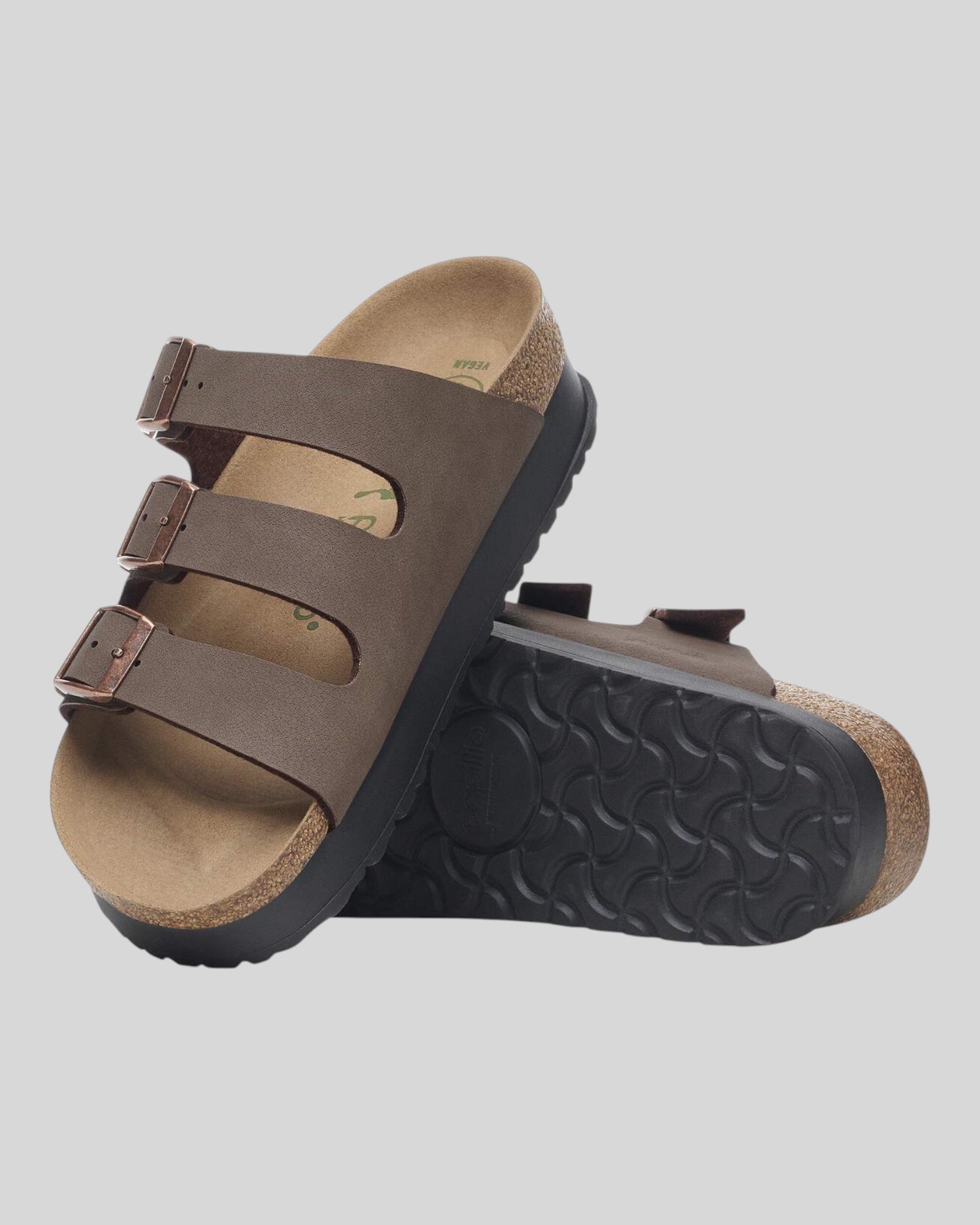 Arizona Florida III Mocca Pap Flex Platform Birkoflor Papillio by Birkenstock 1029741