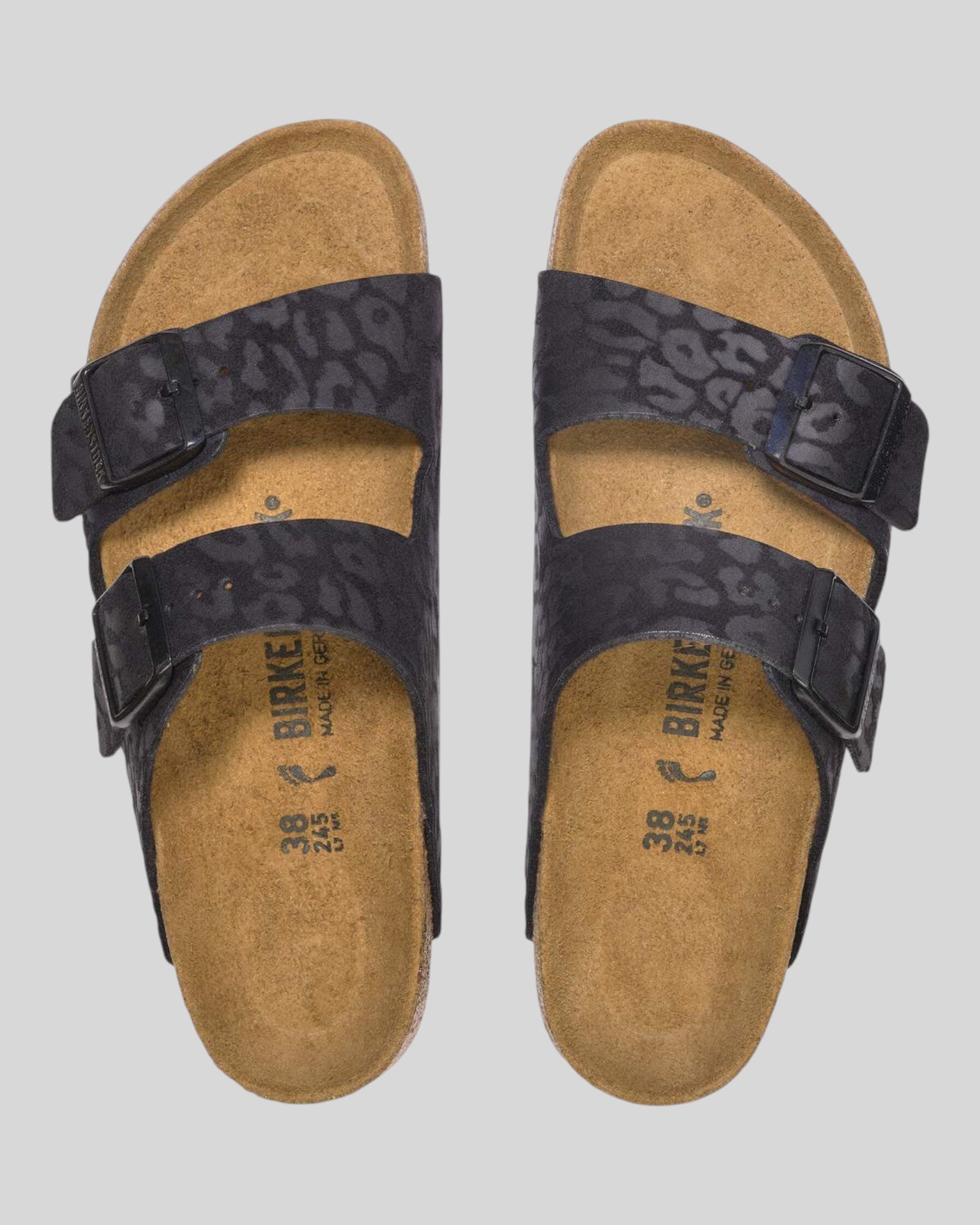 Arizona Donna Sintetico Leopardato Nero 1030563 Birkenstock