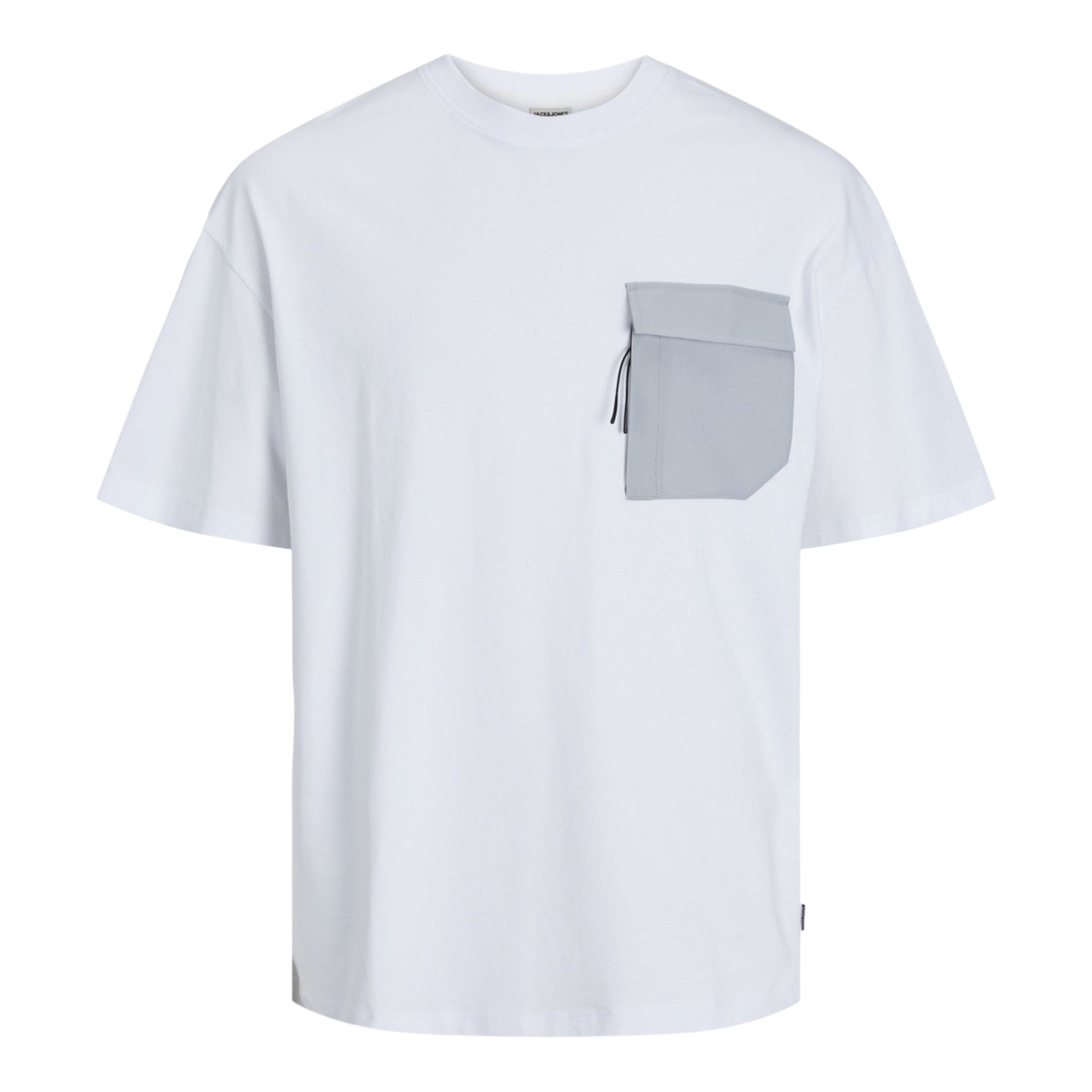 T-Shirt Con Taschino Jcoarch Pocket Tee SS Crew Neck Bianca 12251615