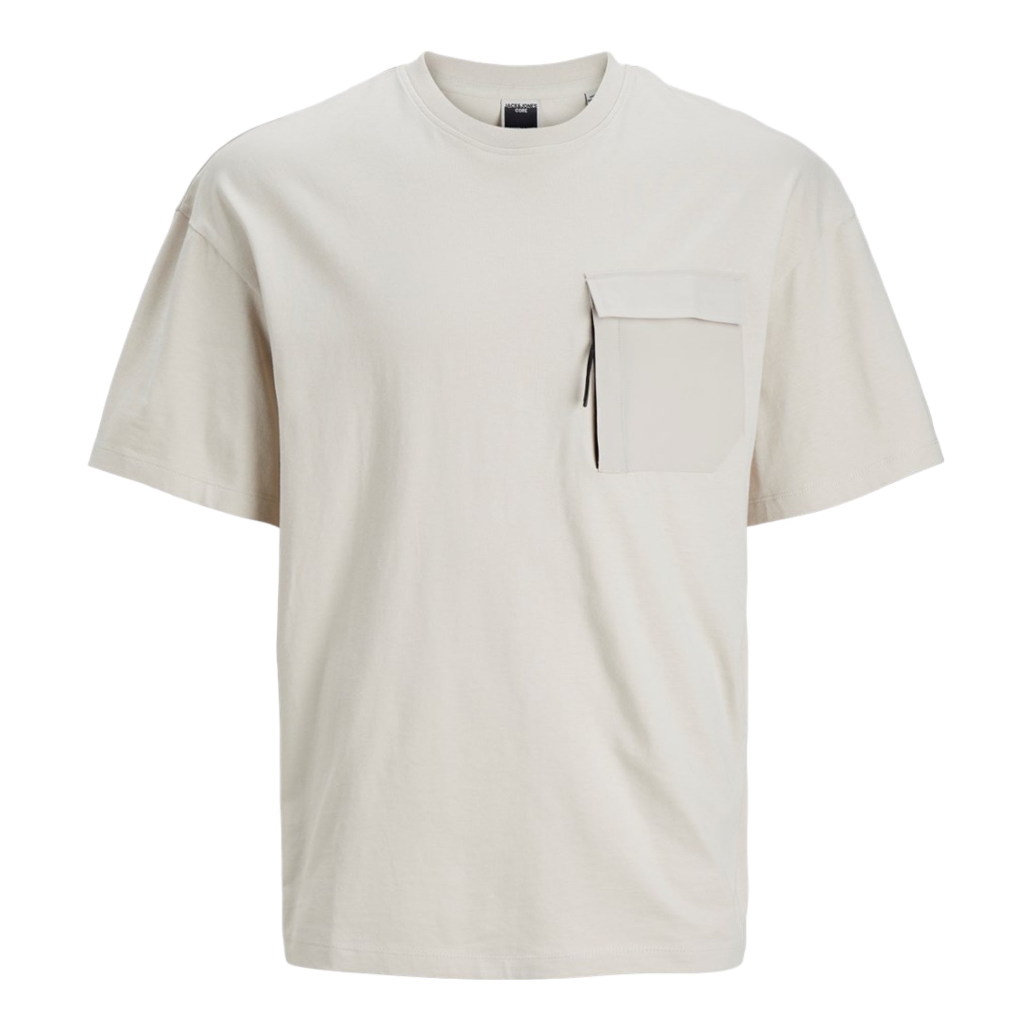 T-Shirt Con Taschino Jcoarch Pocket Tee SS Crew Neck Moonbeam 12251615
